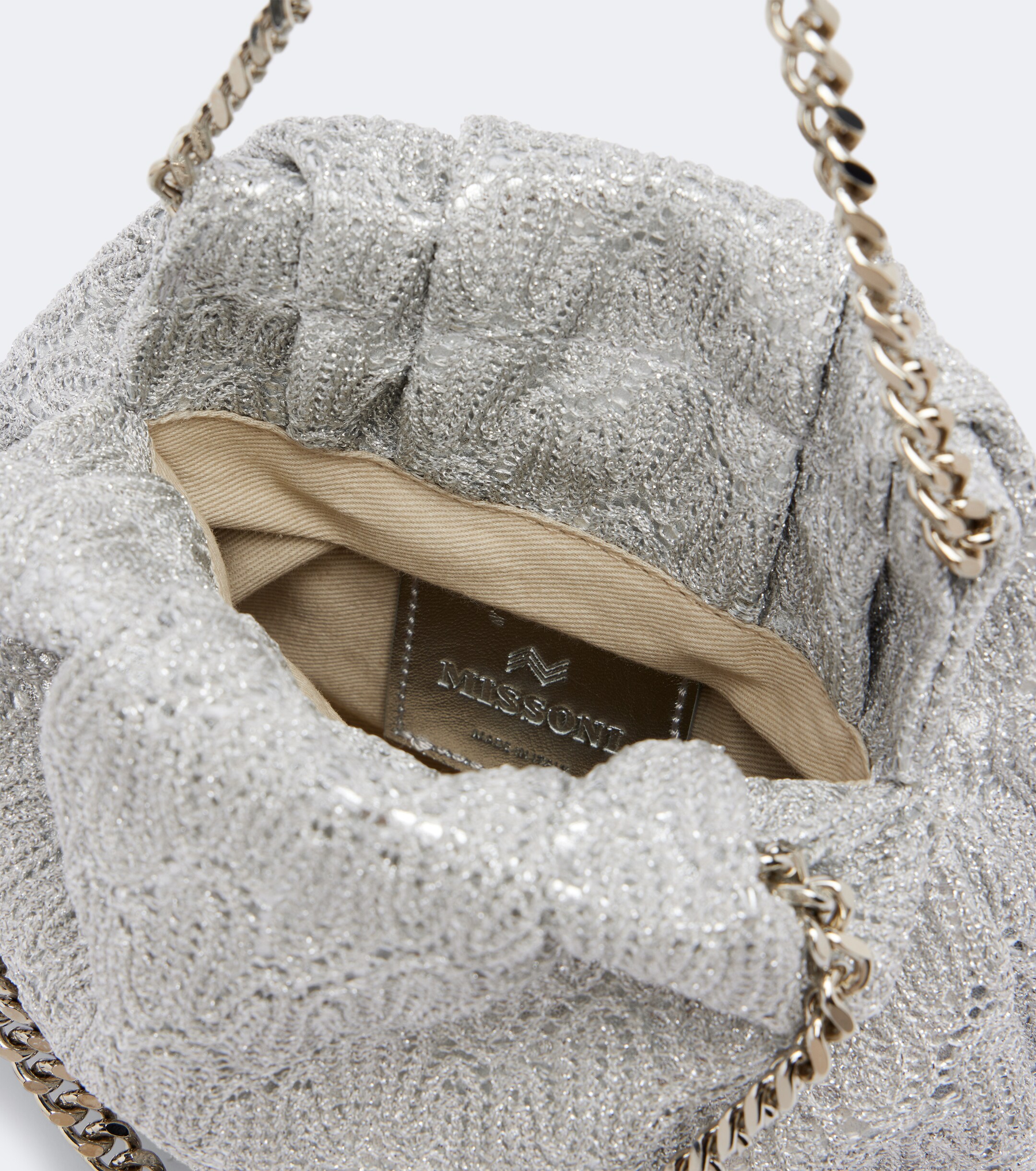Missoni Mini lamé clutch
