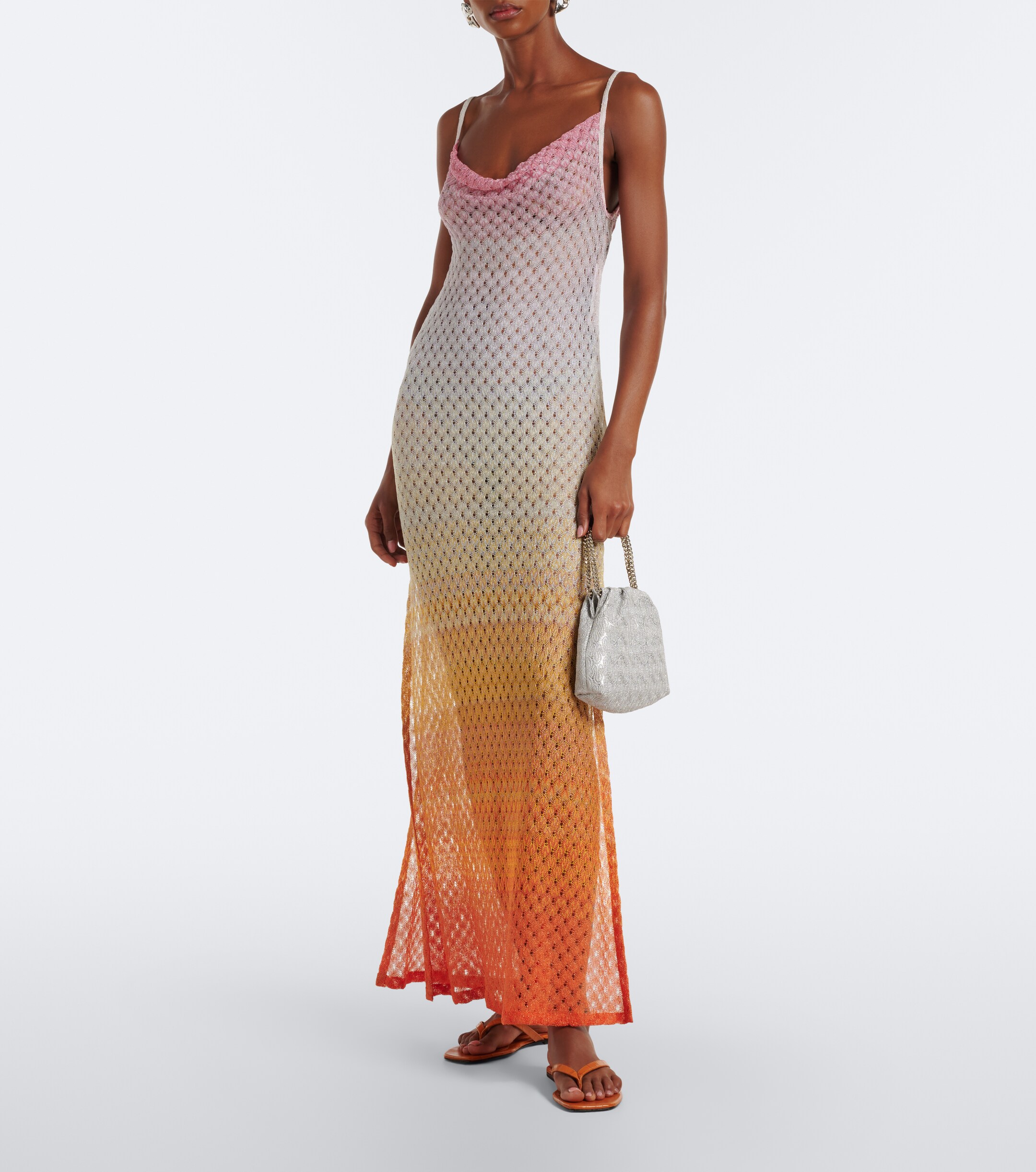Missoni Mini lamé clutch