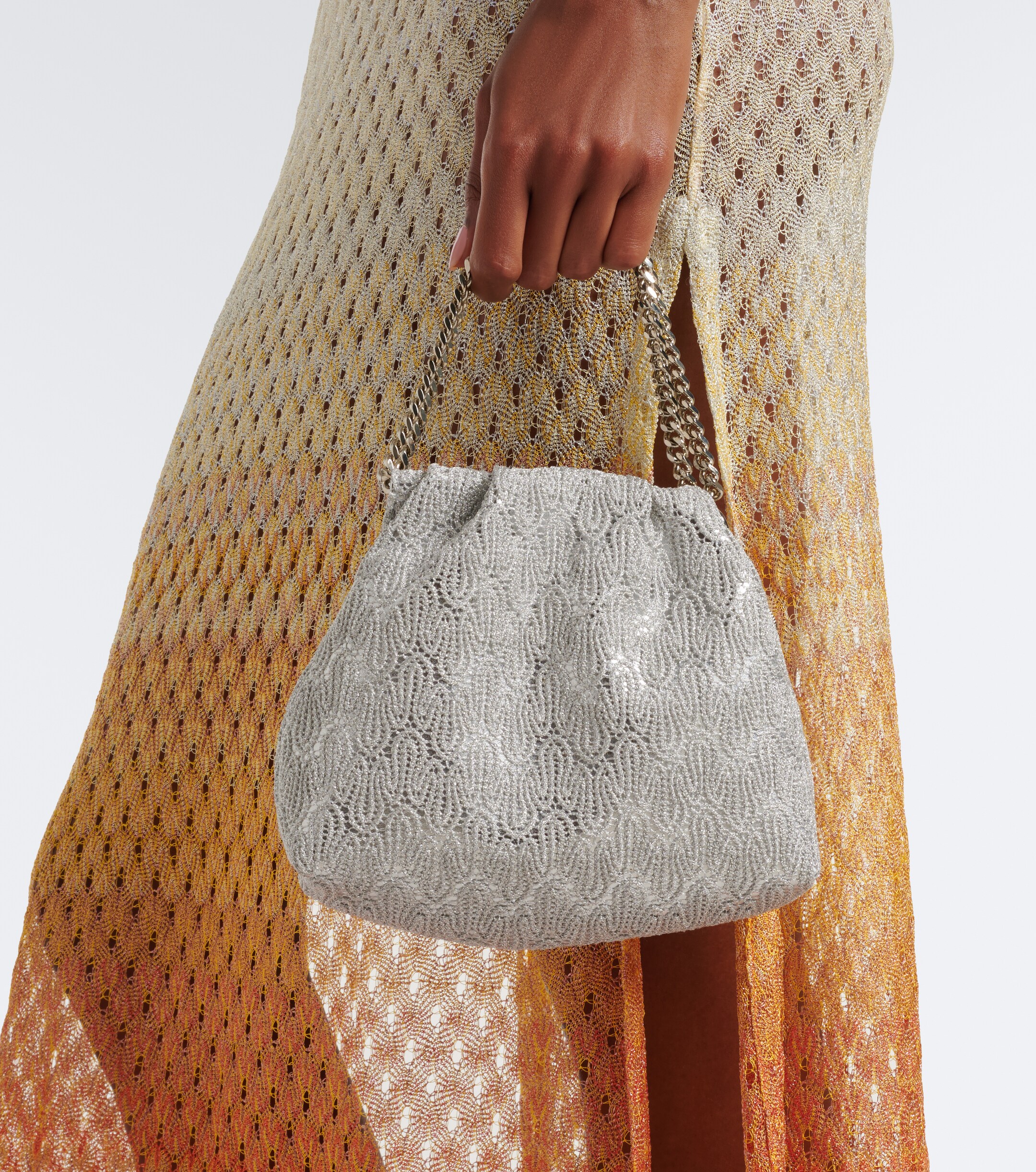Missoni Mini lamé clutch