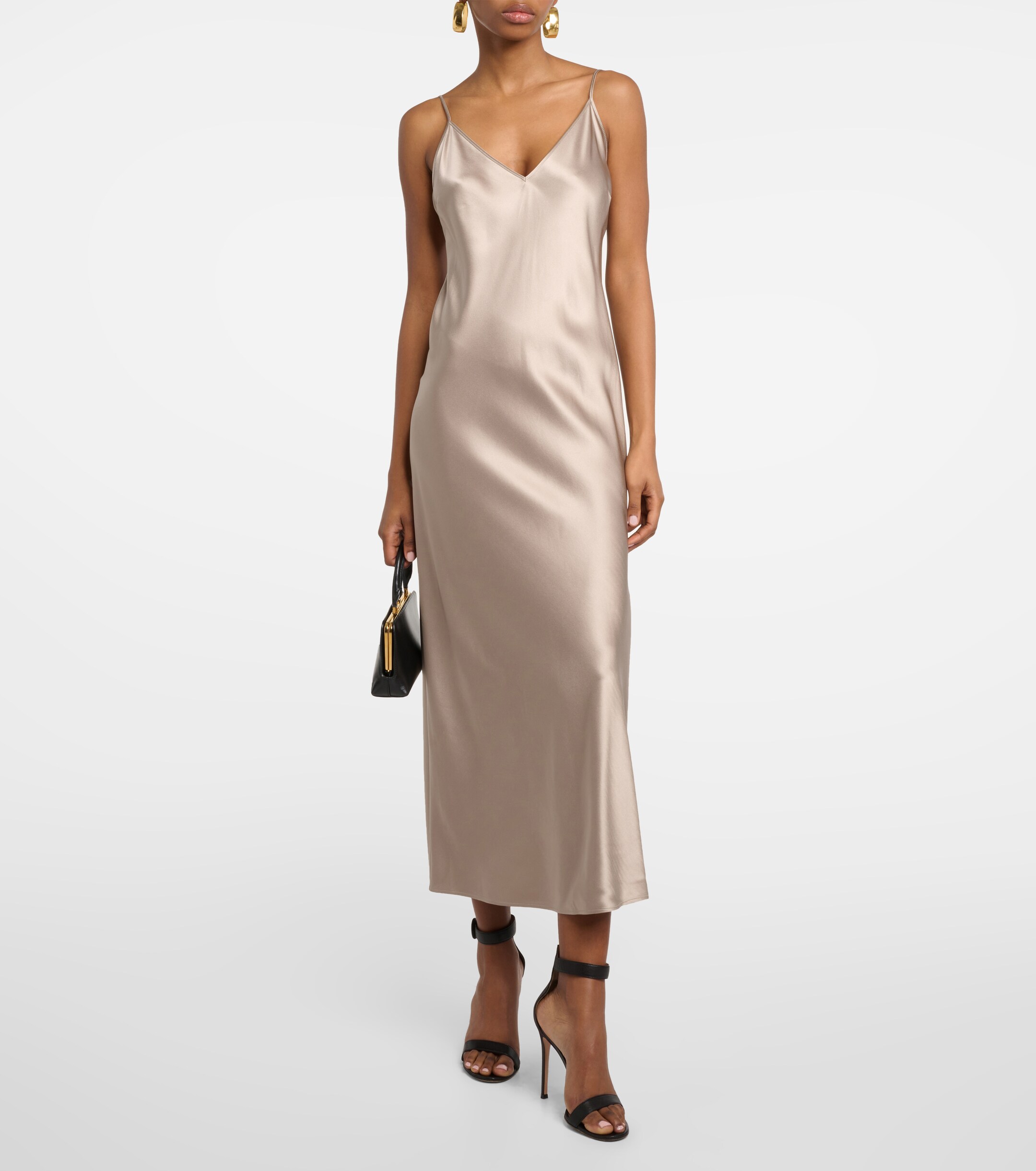 JOSEPH Clea silk satin slip dress Plush