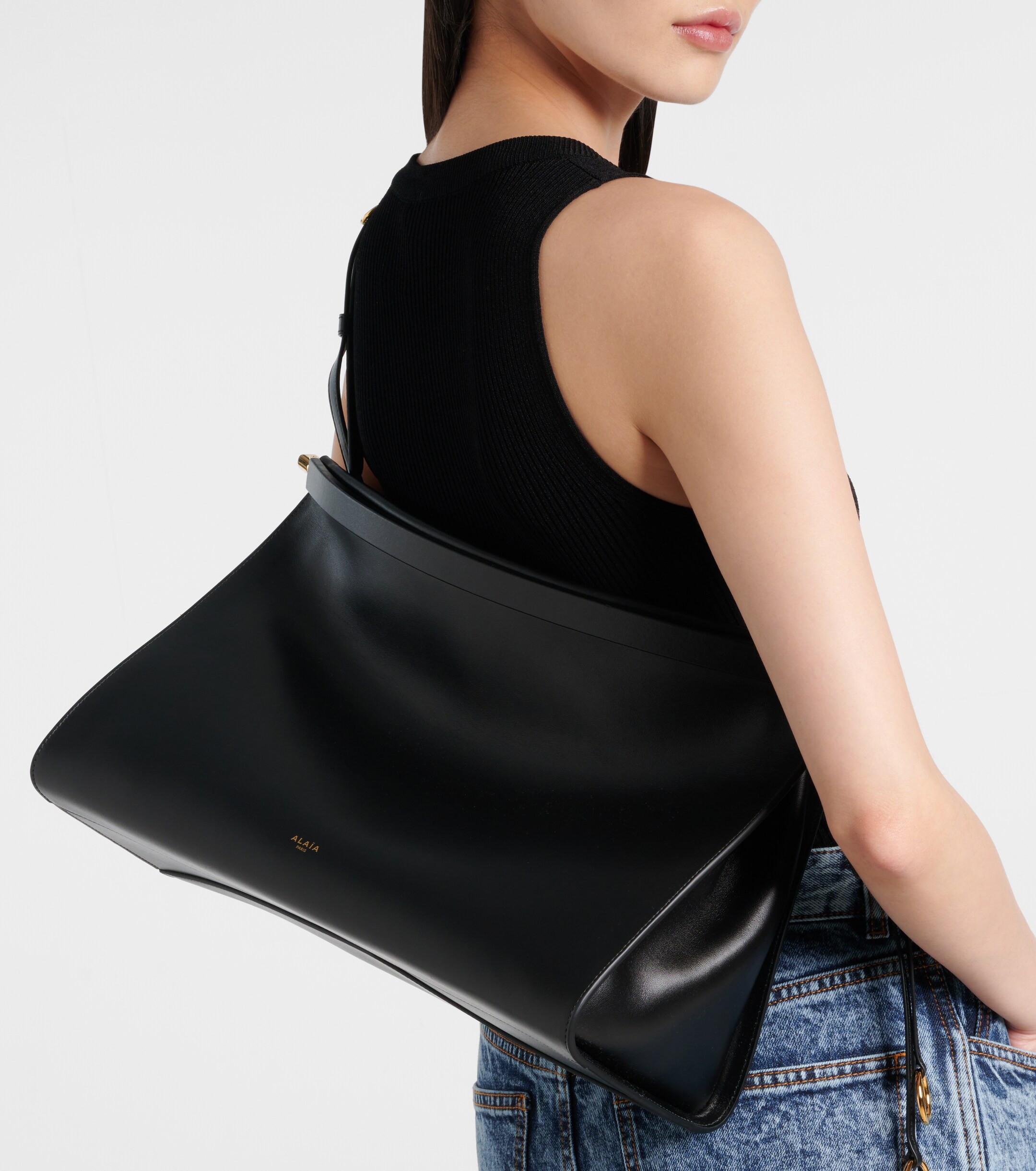 Alaïa Le Click Large leather shoulder bag