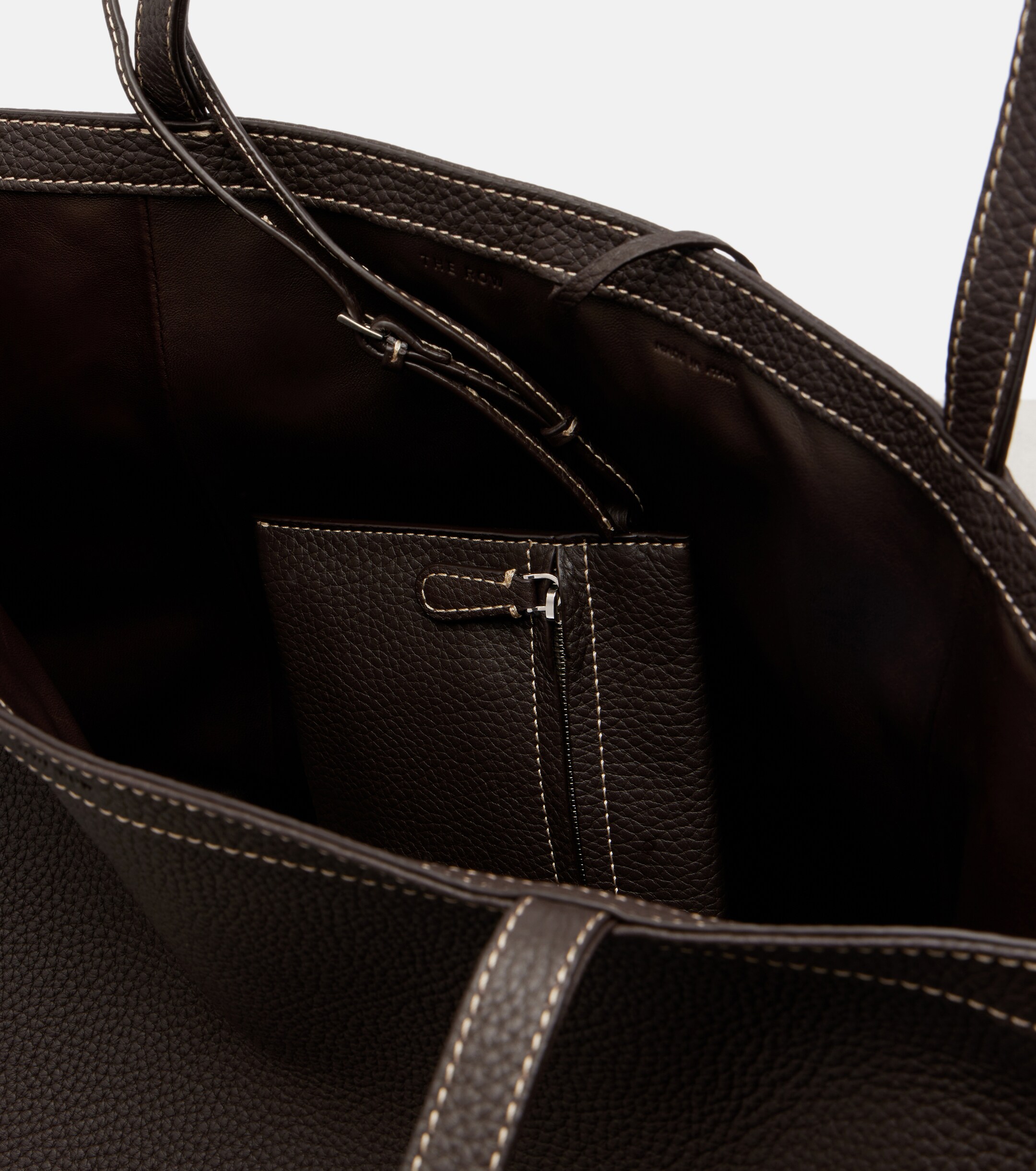 The Row Park Large leather tote bag