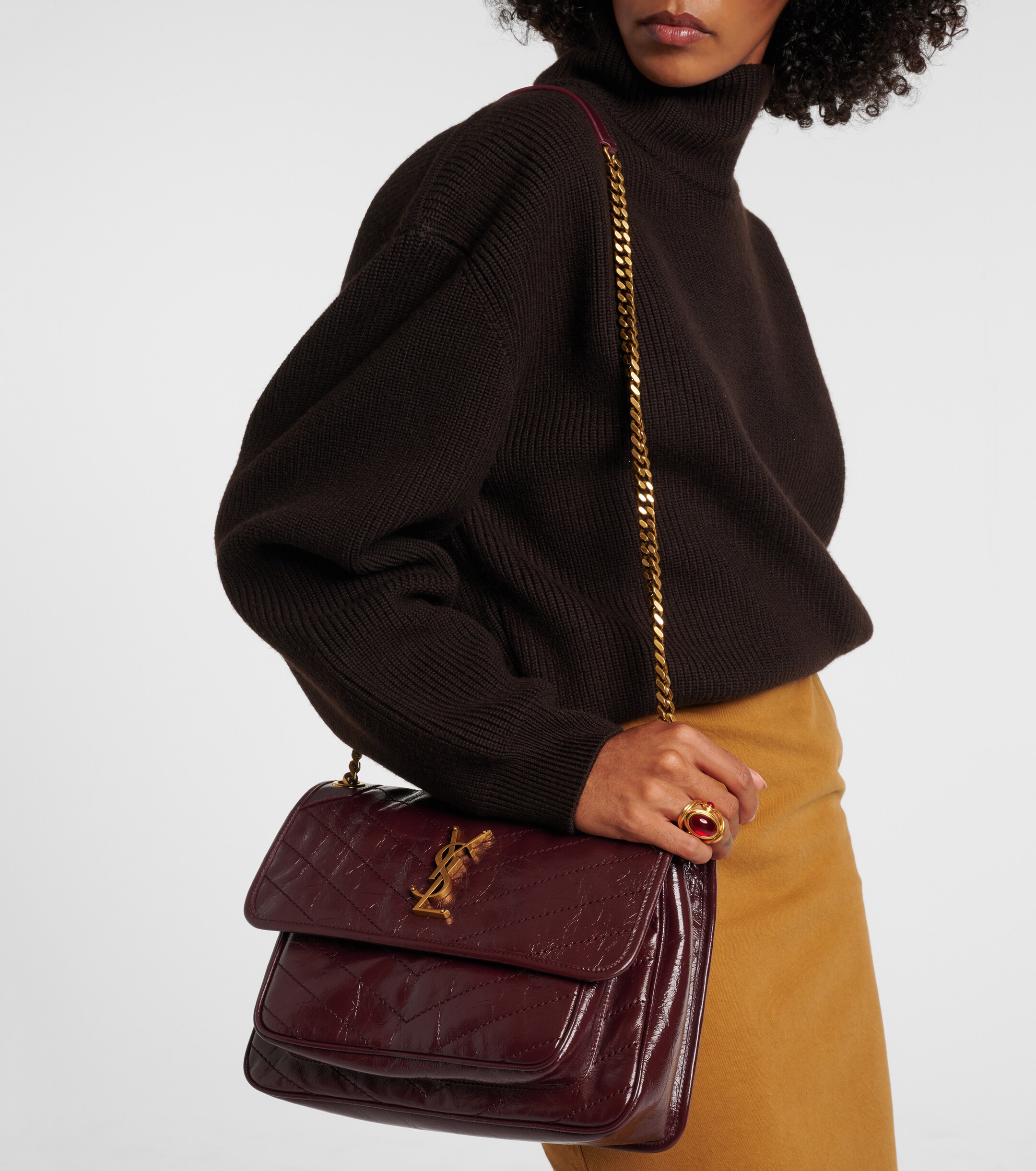 Saint Laurent Niki Medium leather shoulder bag