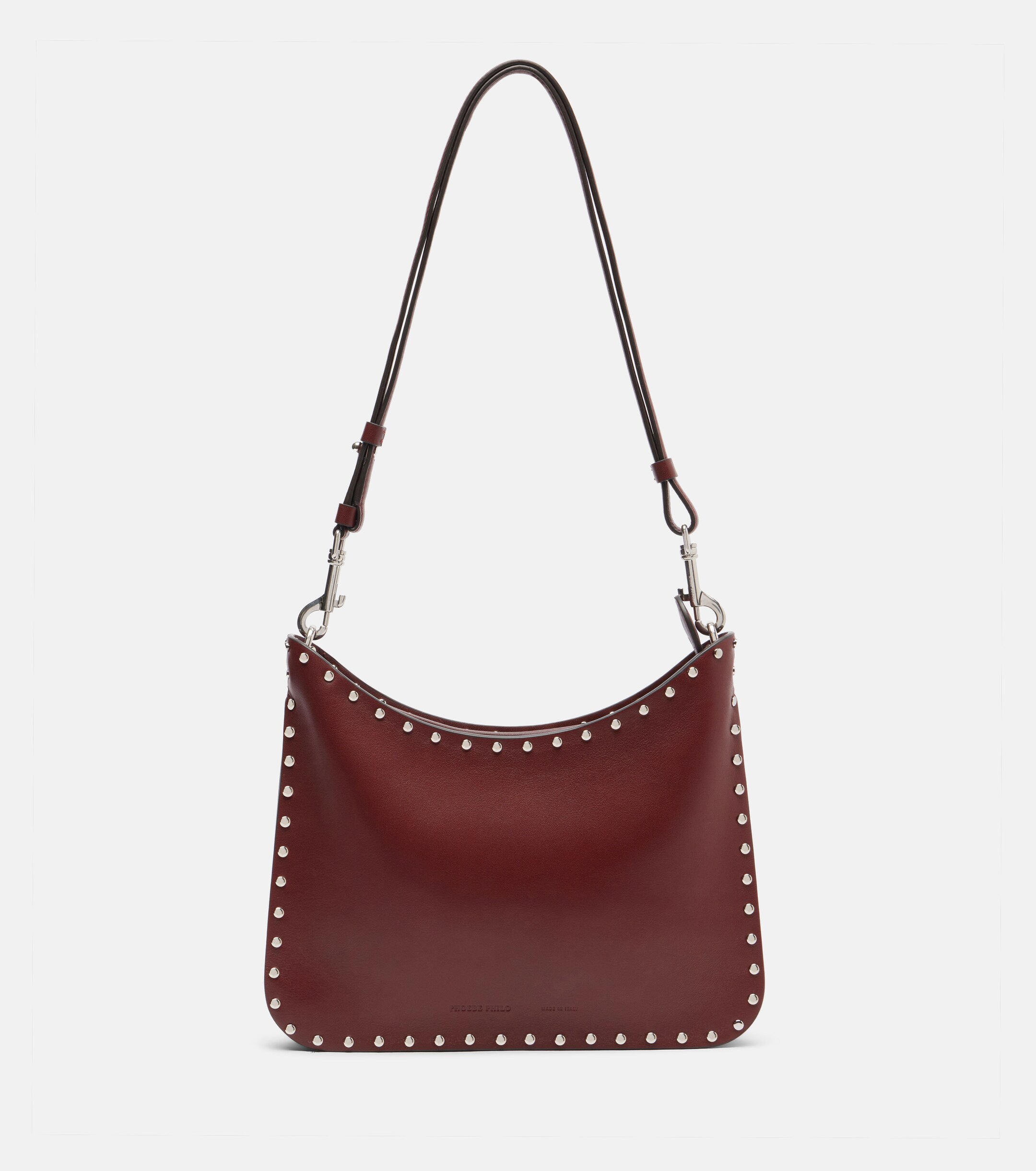 PHOEBE PHILO Small Stud Gig leather shoulder bag