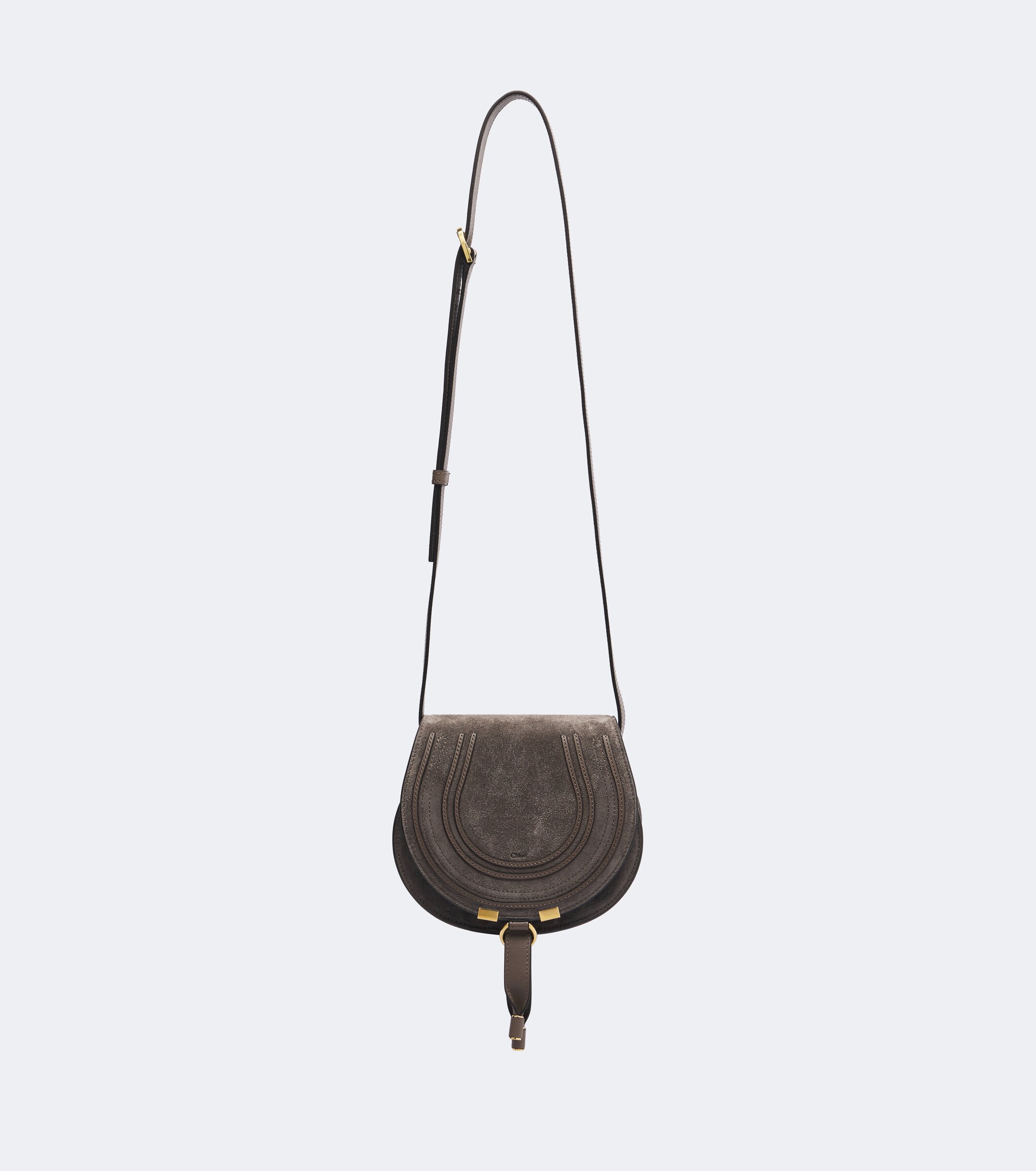 Chloé Marcie Small suede crossbody bag