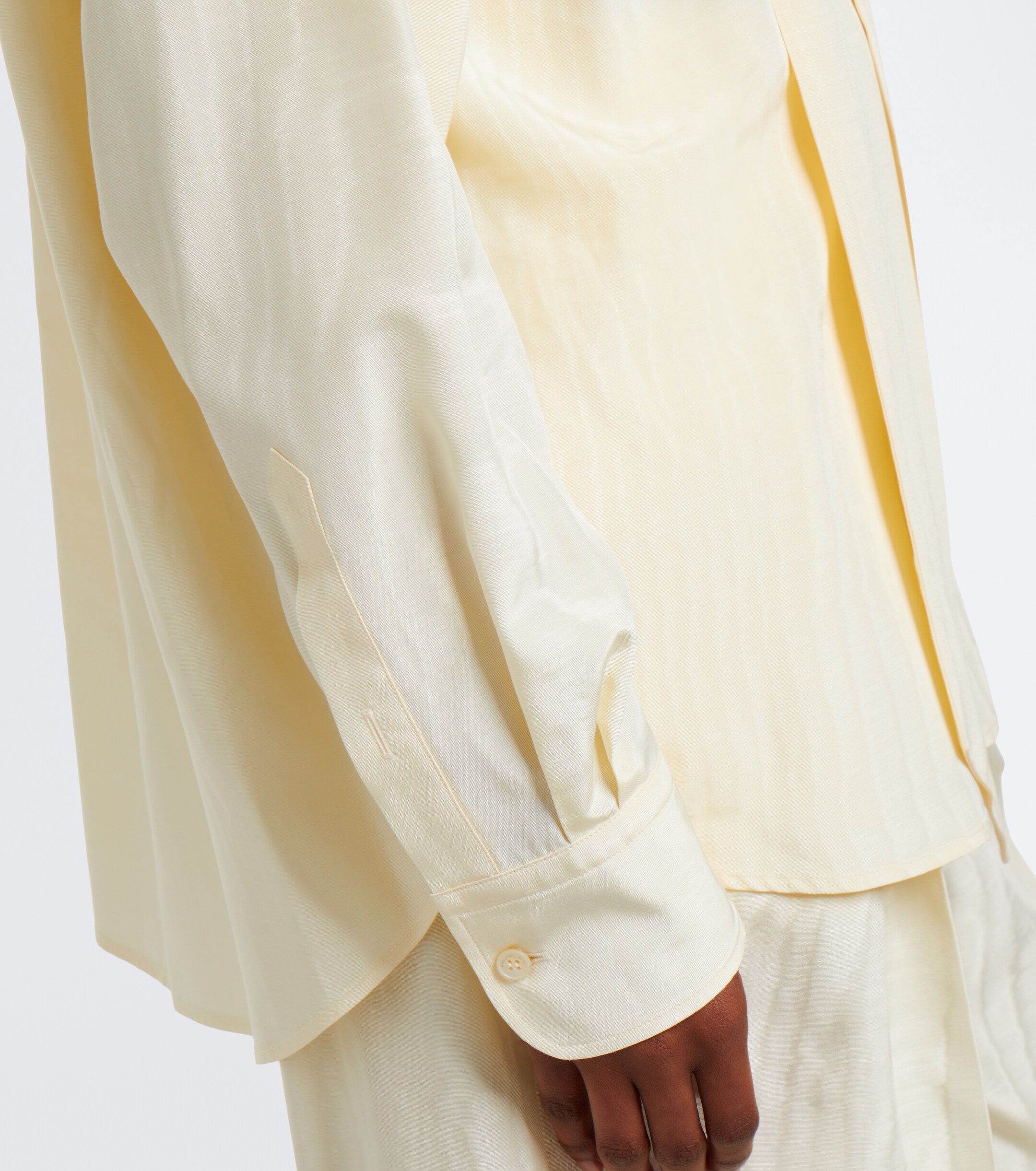 Stella McCartney Stella McCartney Tie-neck moiré blouse