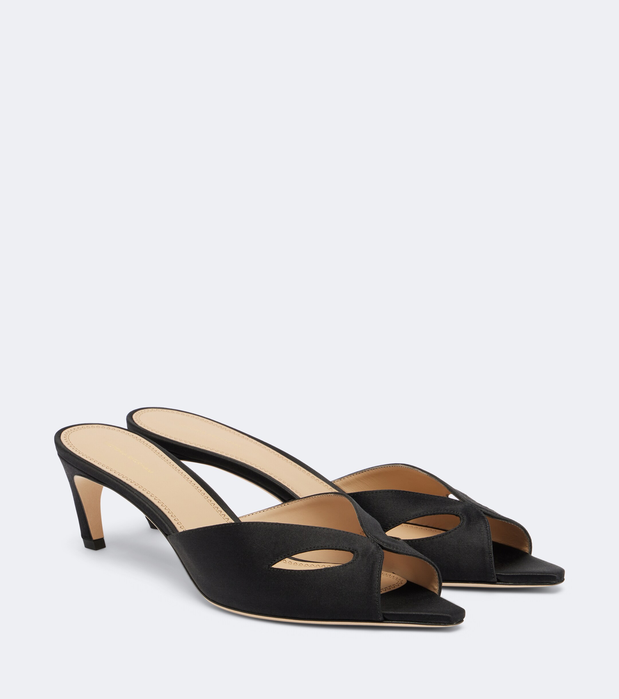 Victoria Beckham Victoria Beckham Harlow Mask satin mules