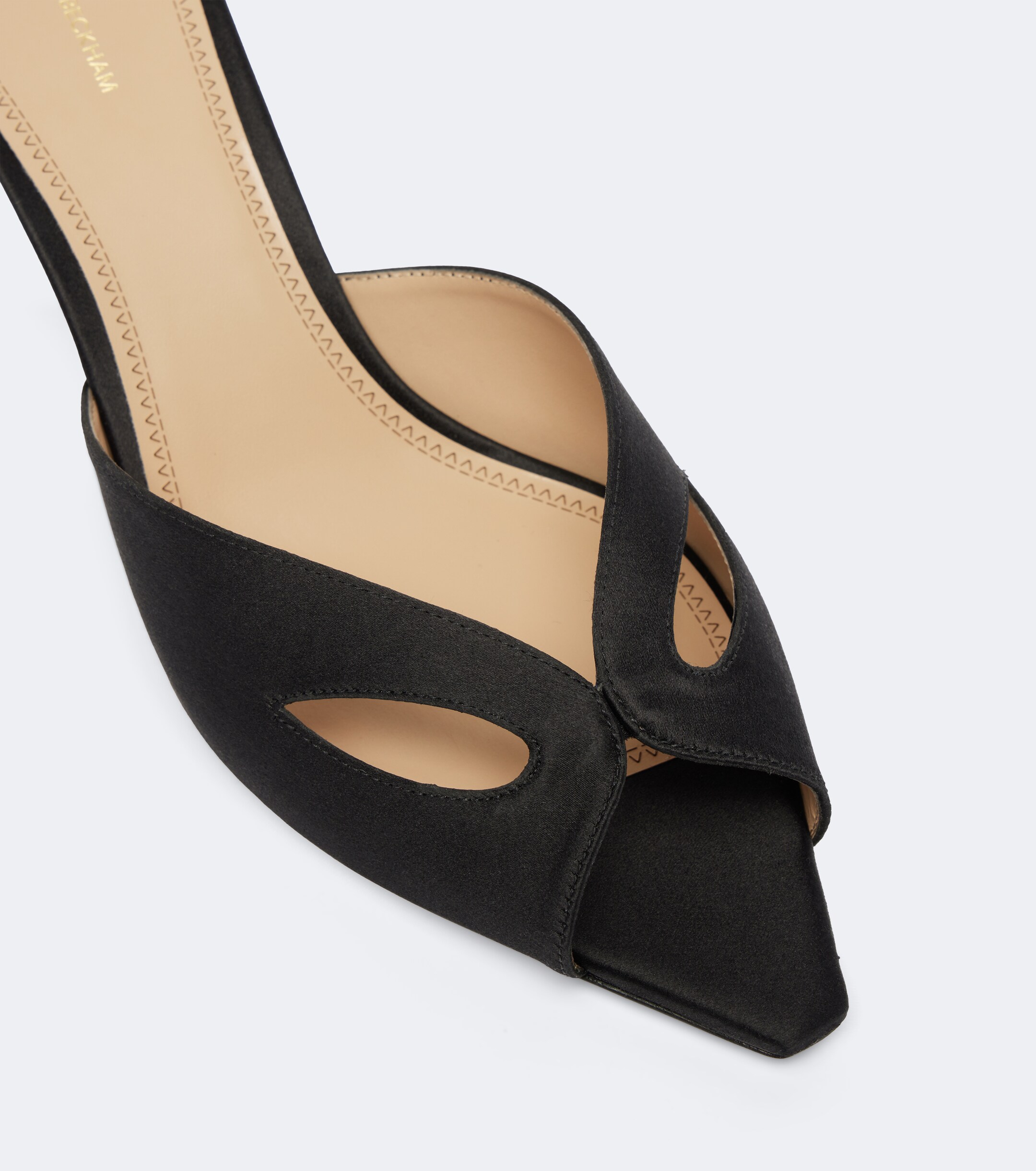 Victoria Beckham Victoria Beckham Harlow Mask satin mules