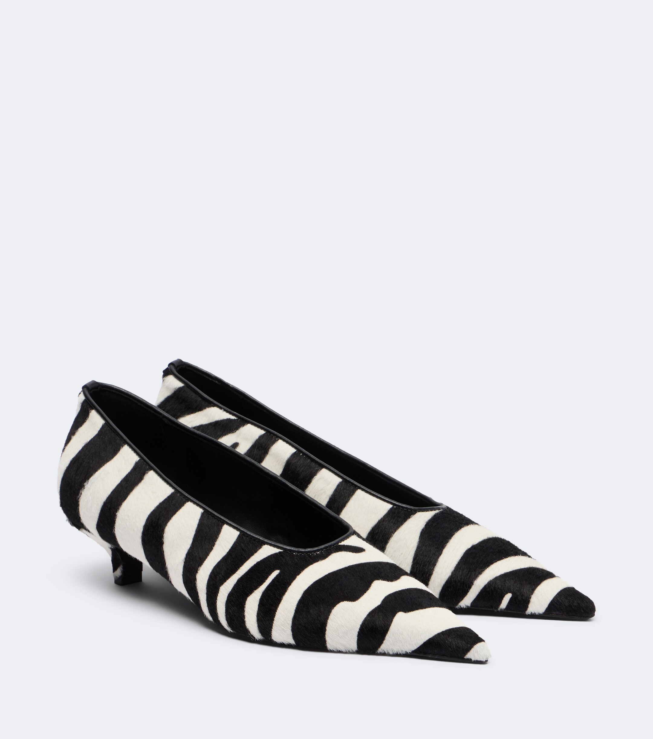 TOTEME Toteme Zebra-print calf hair pumps