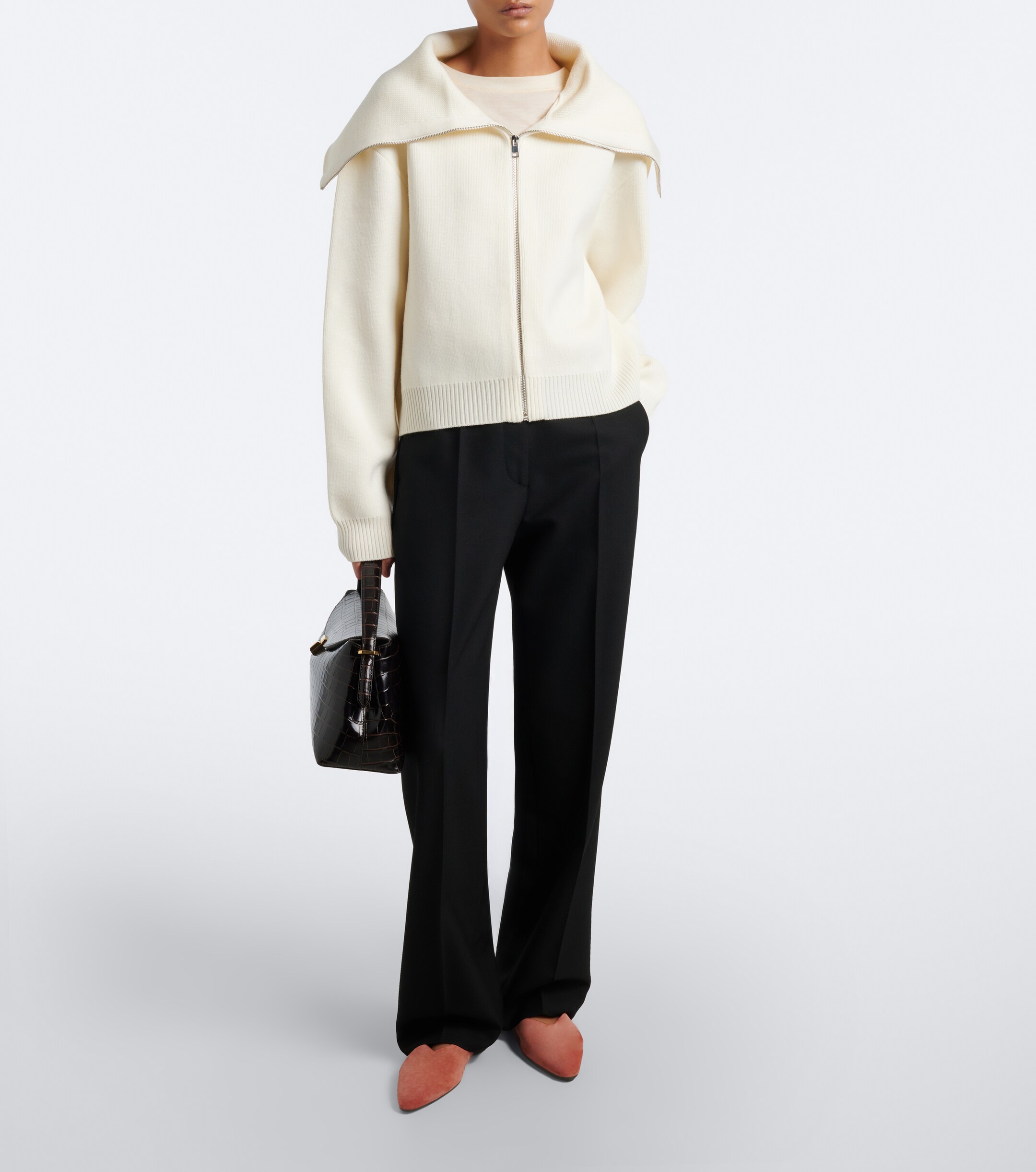 Róhe Róhe Wool zip-up sweater