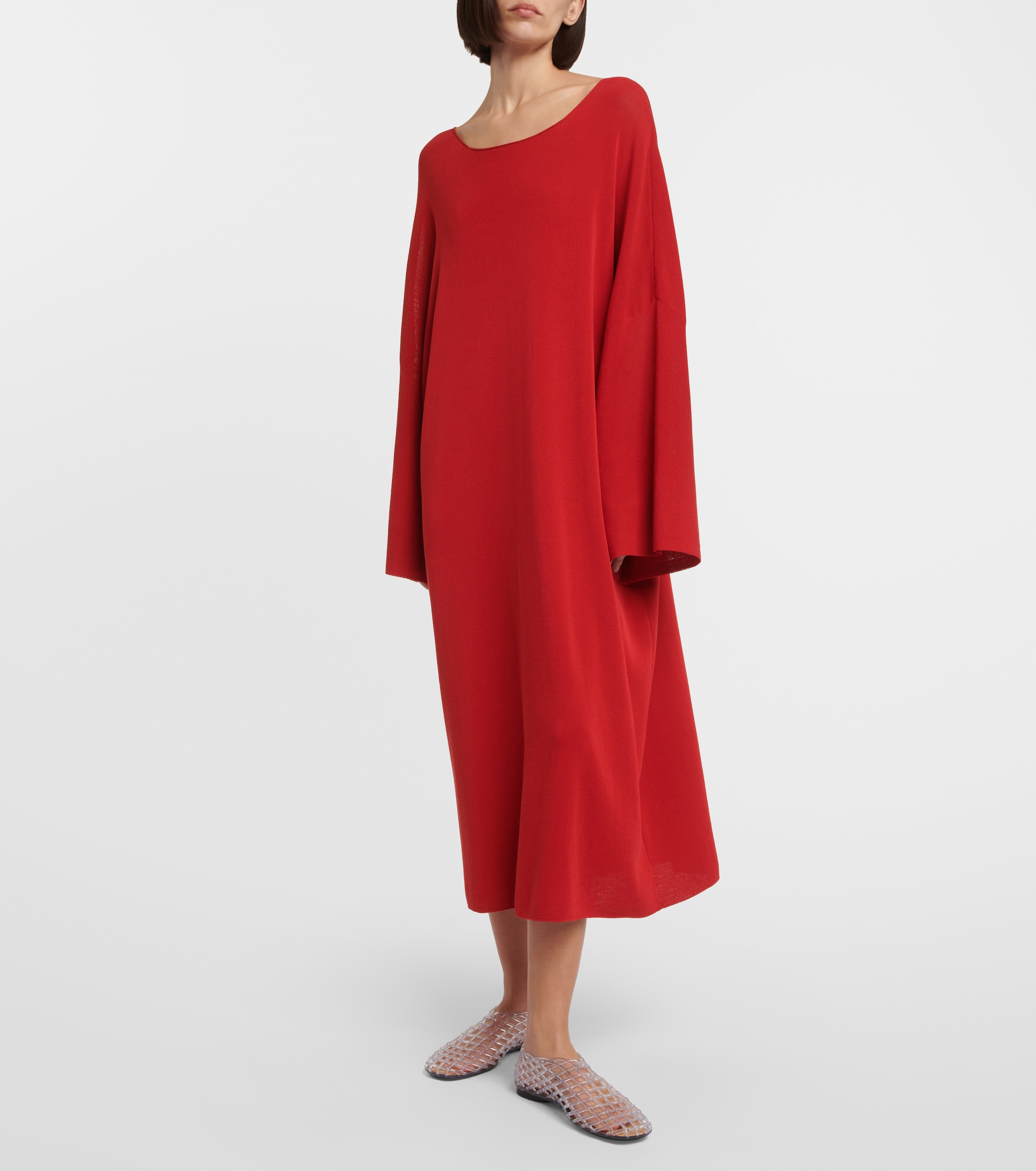 The Row Gluck cotton midi dress