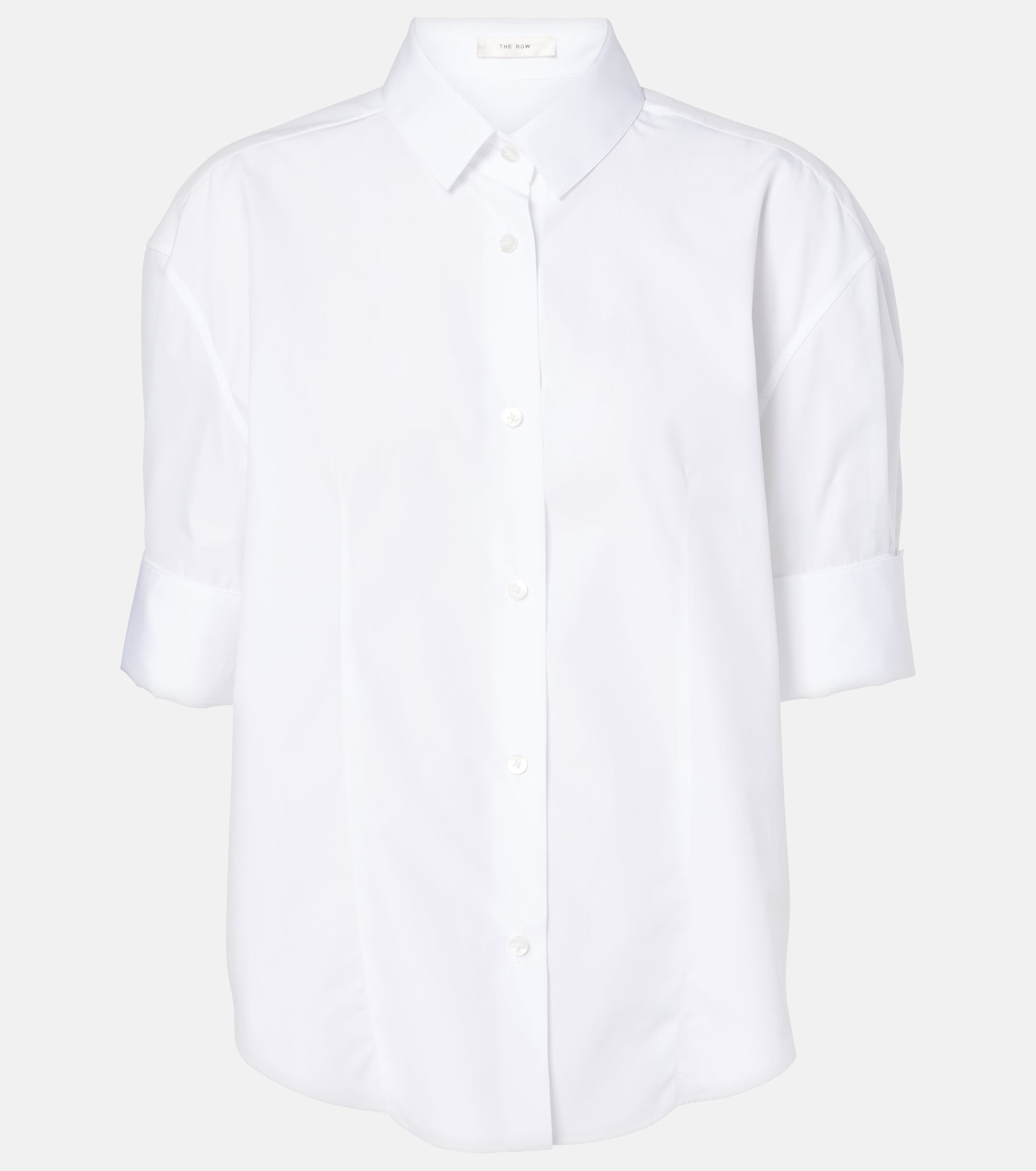 The Row Carpazi cotton poplin shirt