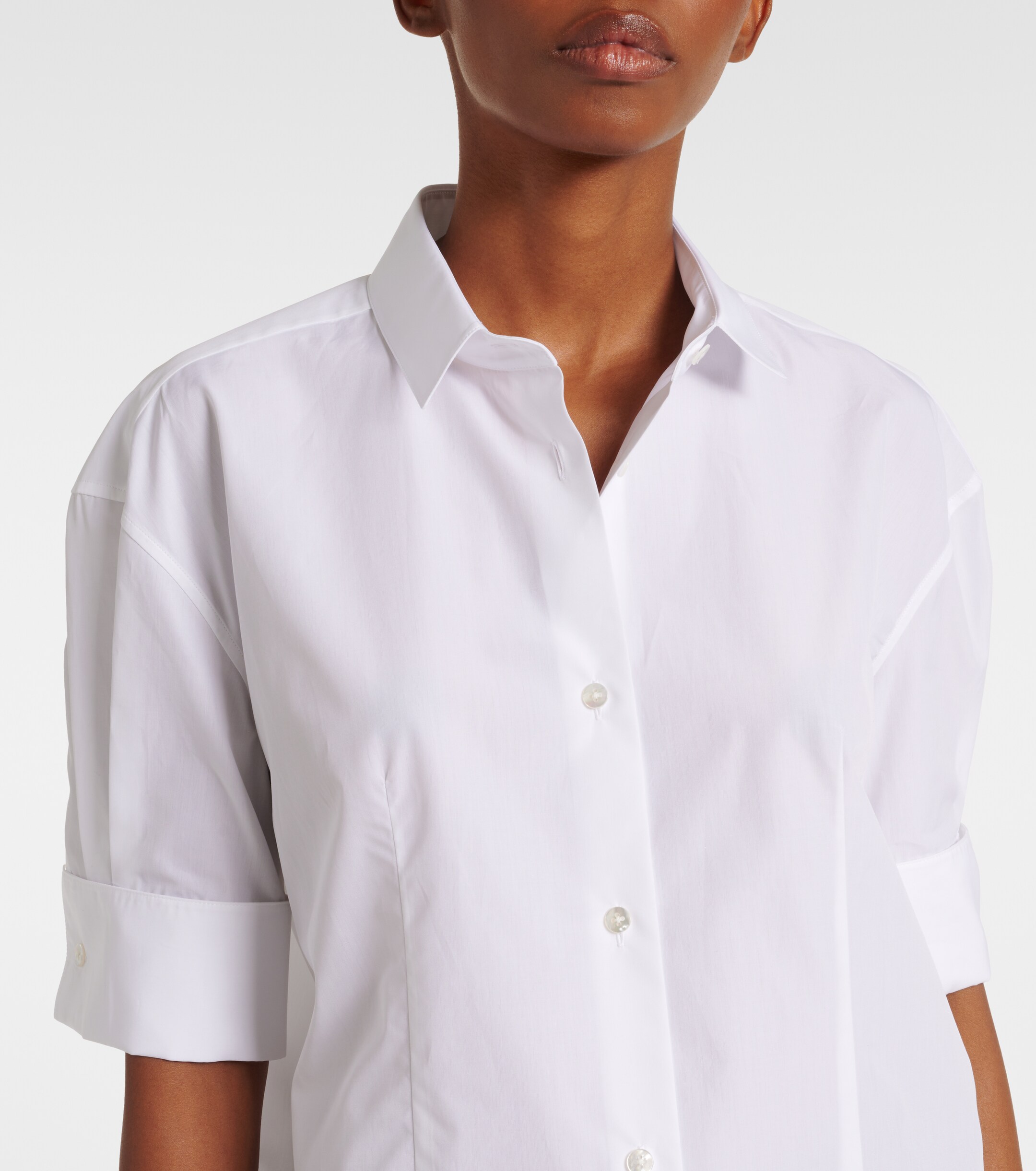The Row Carpazi cotton poplin shirt