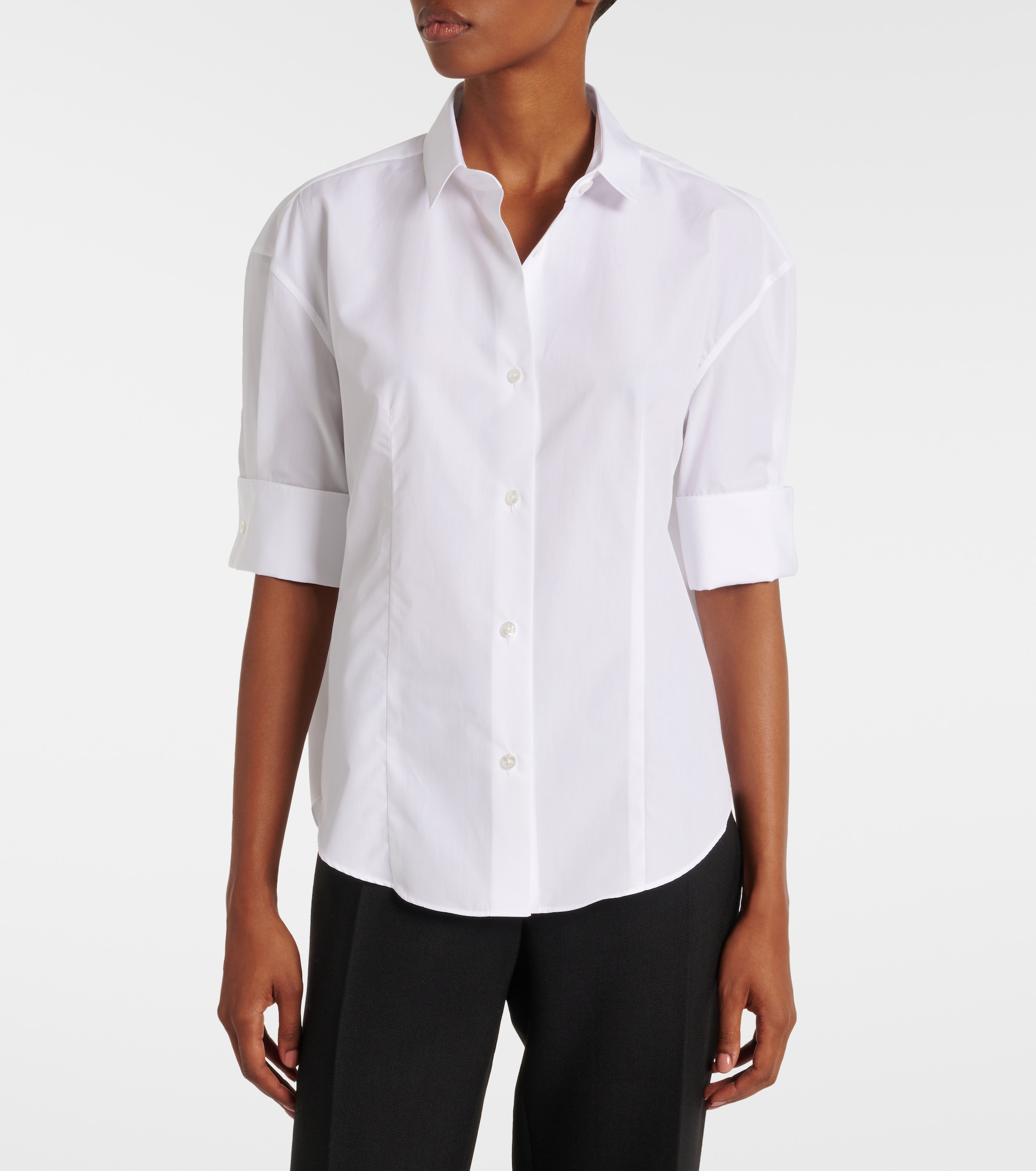 The Row Carpazi cotton poplin shirt