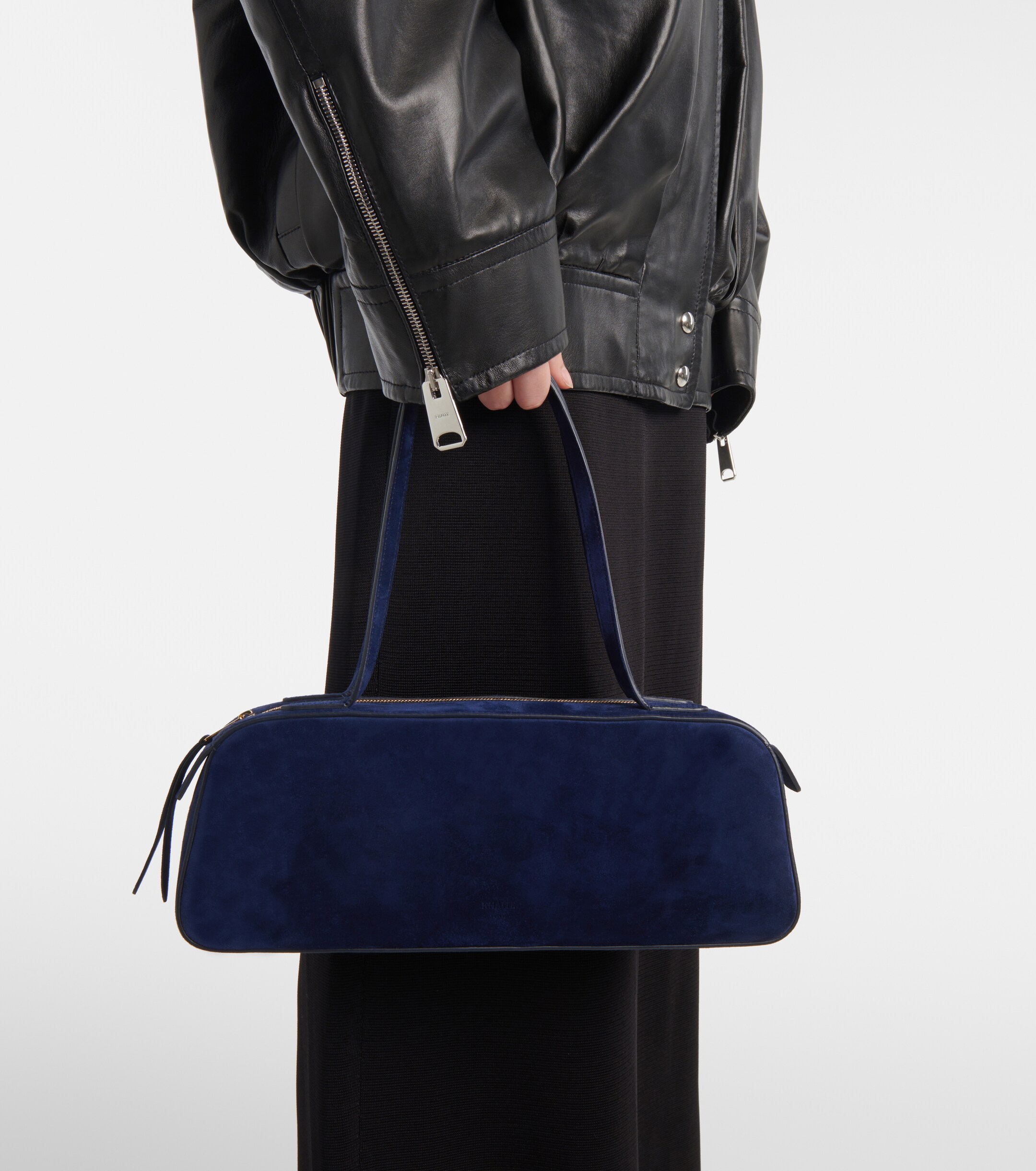 KHAITE Simona suede shoulder bag