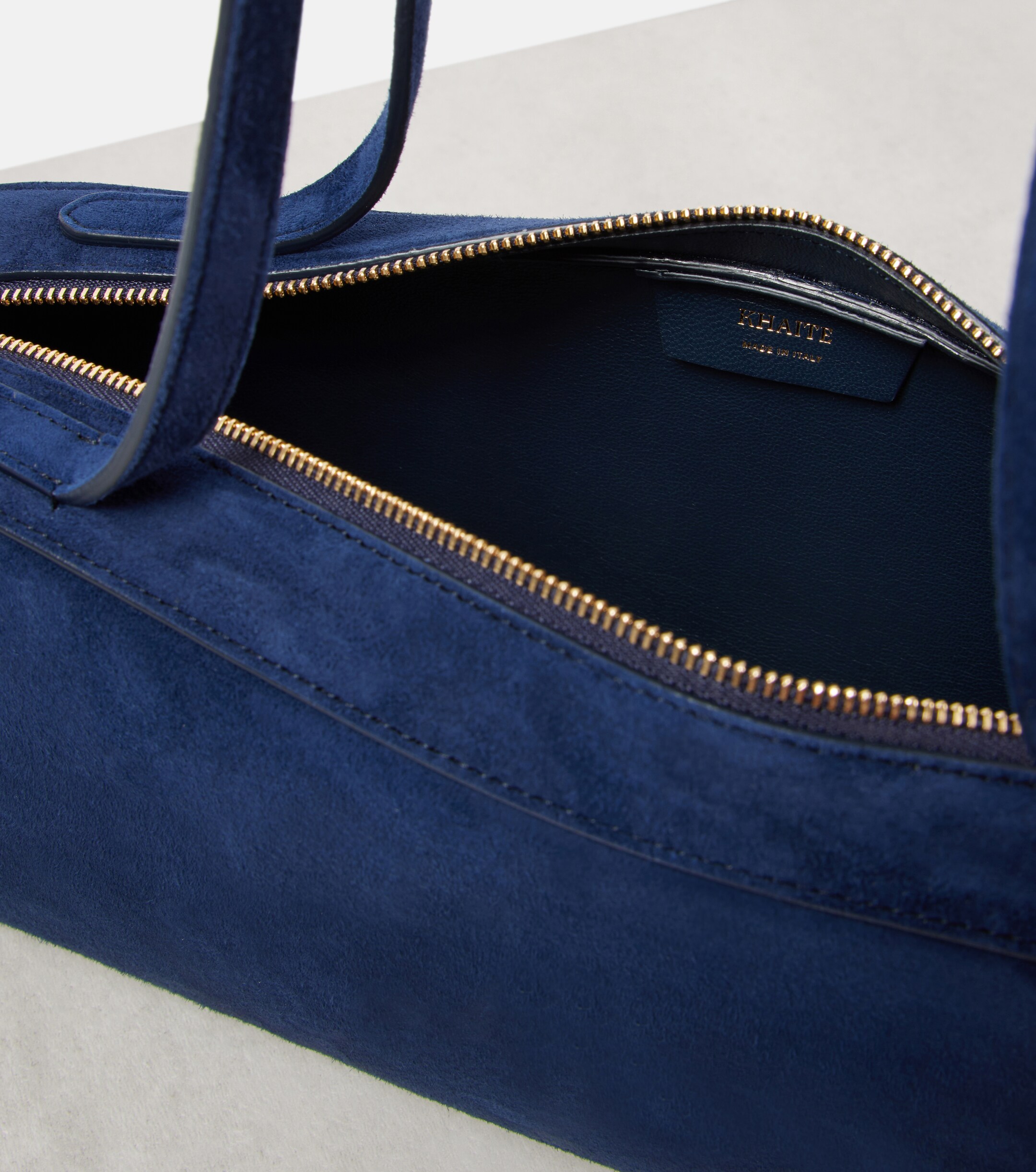 KHAITE Simona suede shoulder bag