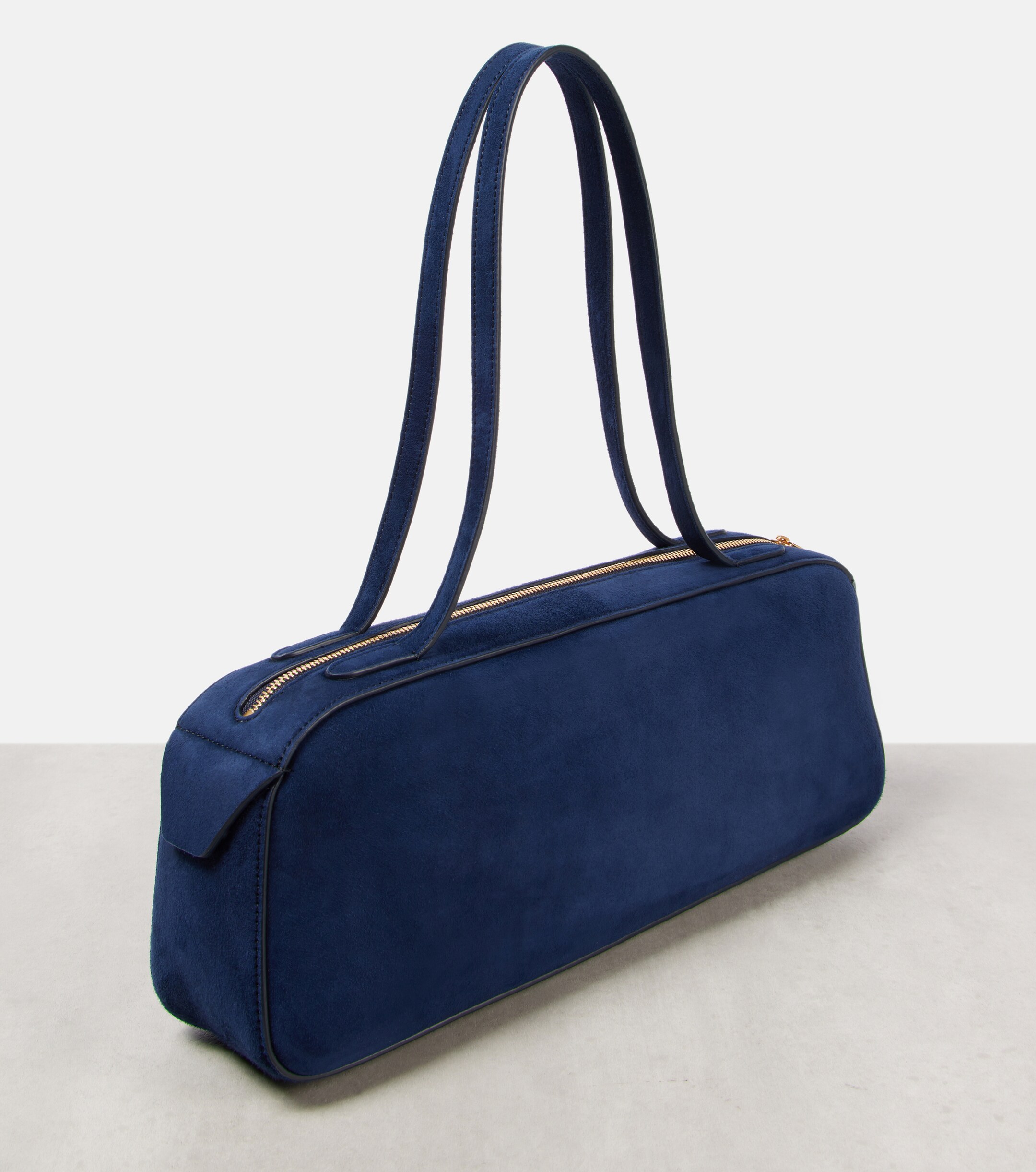 KHAITE Simona suede shoulder bag