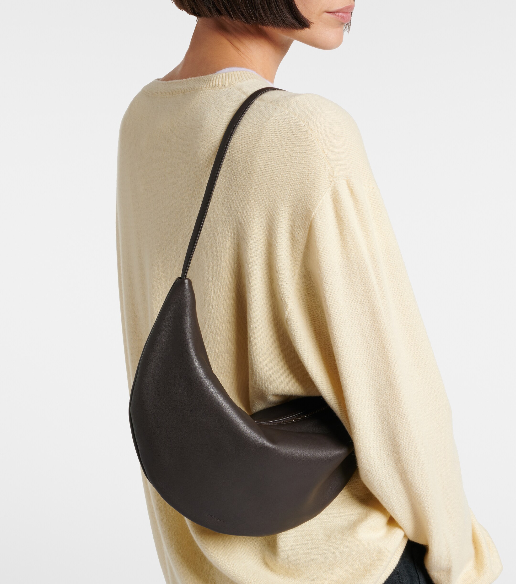 The Row Izzy Small leather shoulder bag
