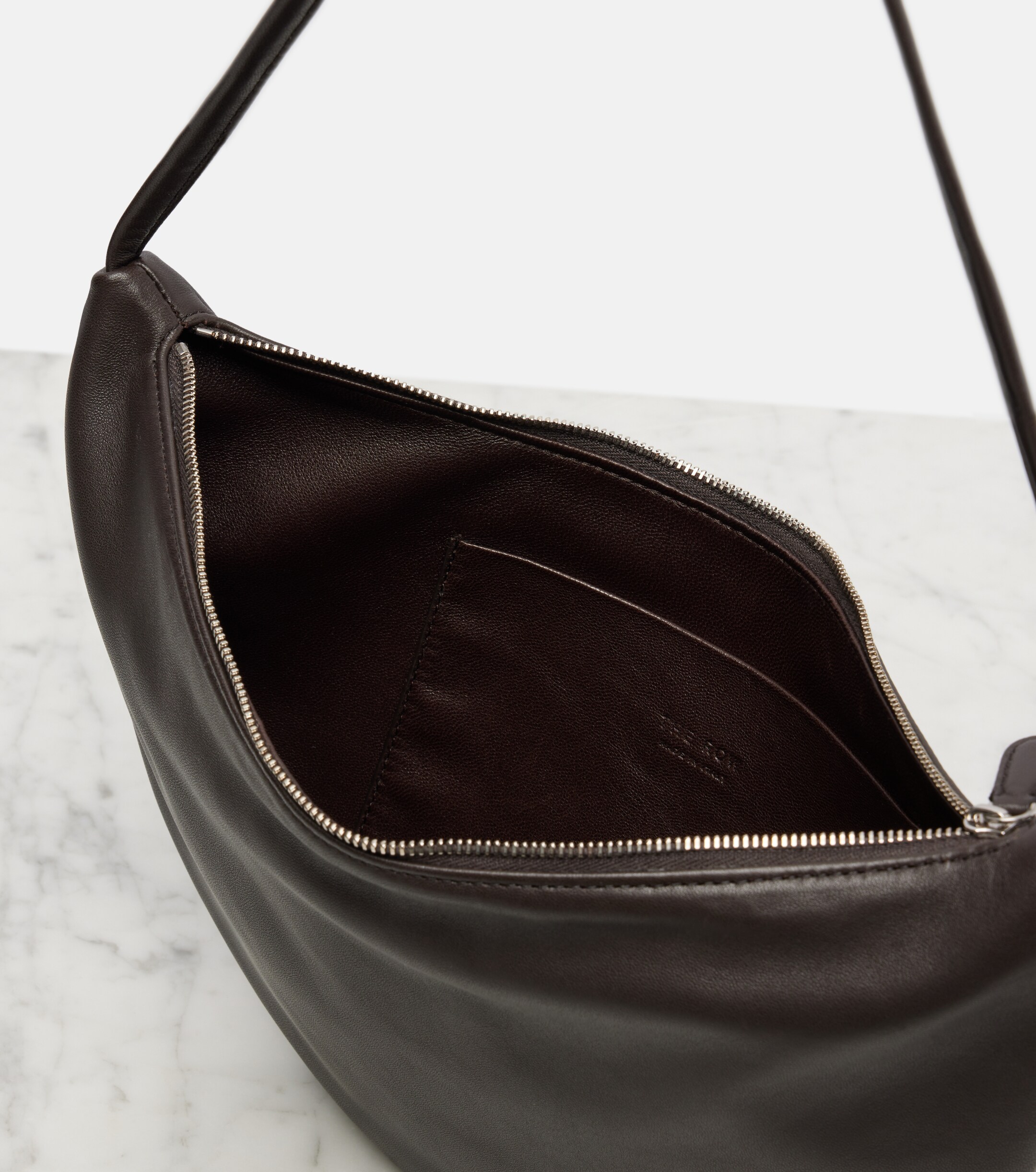 The Row Izzy Small leather shoulder bag