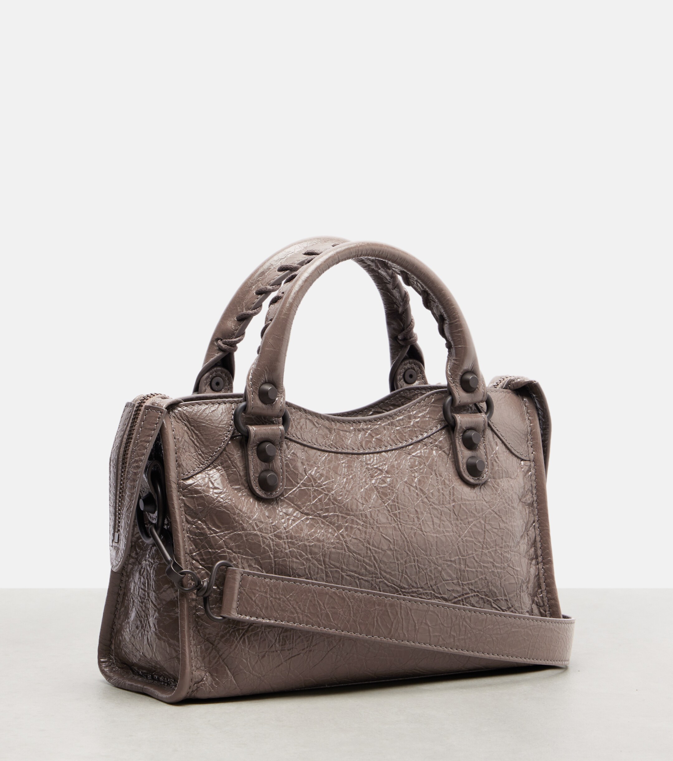 Balenciaga Le City Mini leather top-handle bag