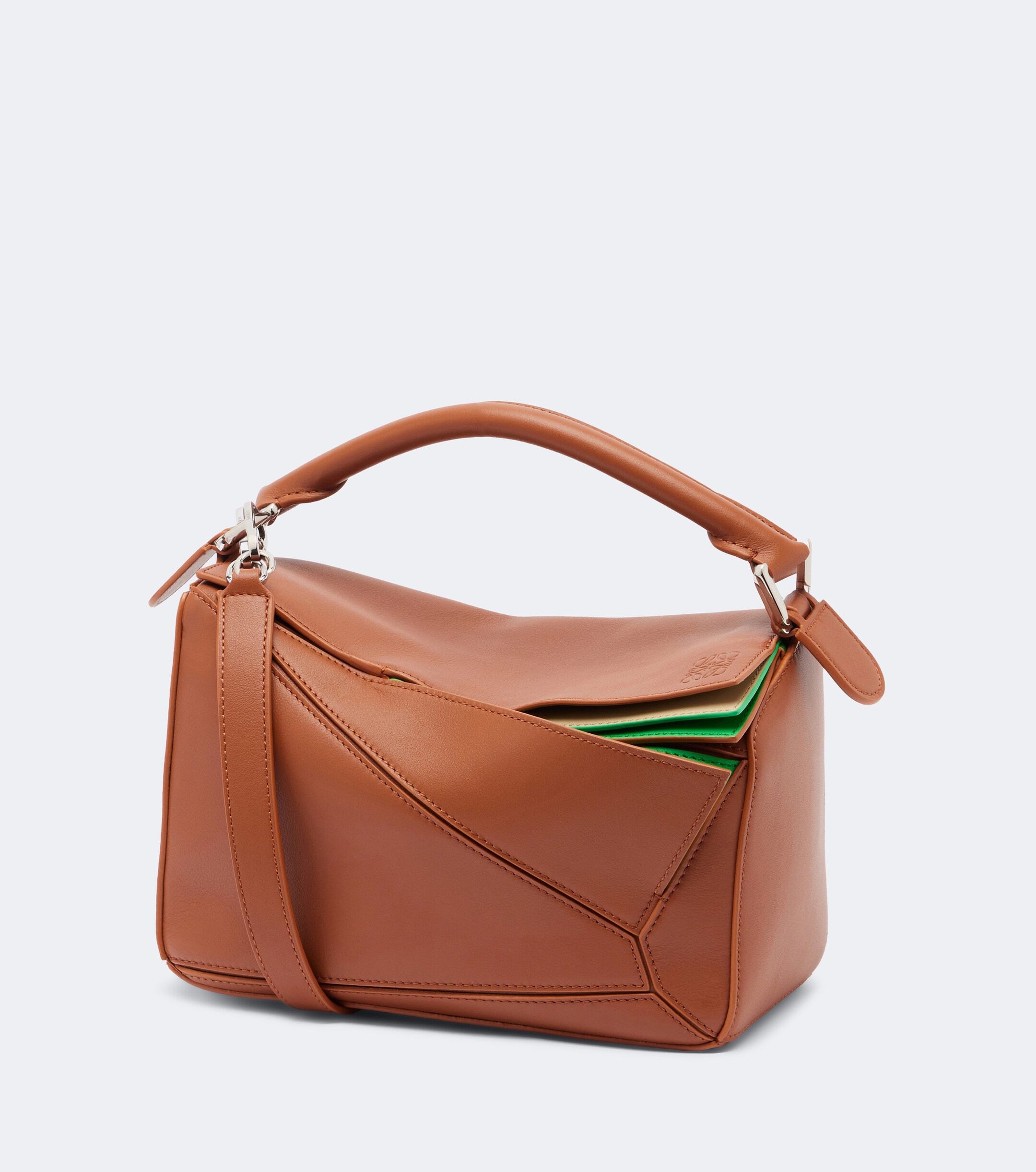 Loewe Puzzle Small layered top-handle bag