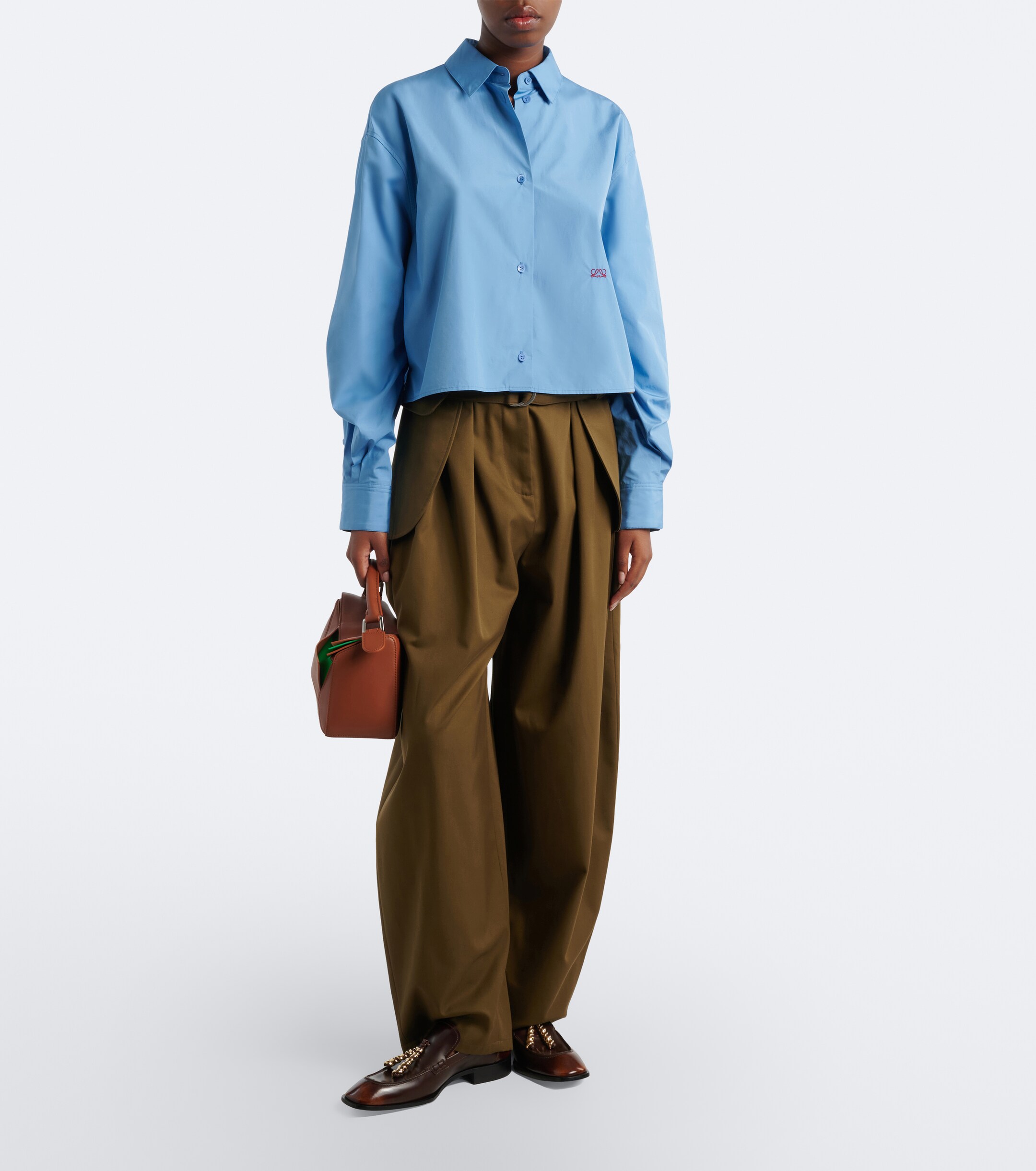 Loewe Puzzle Small layered top-handle bag