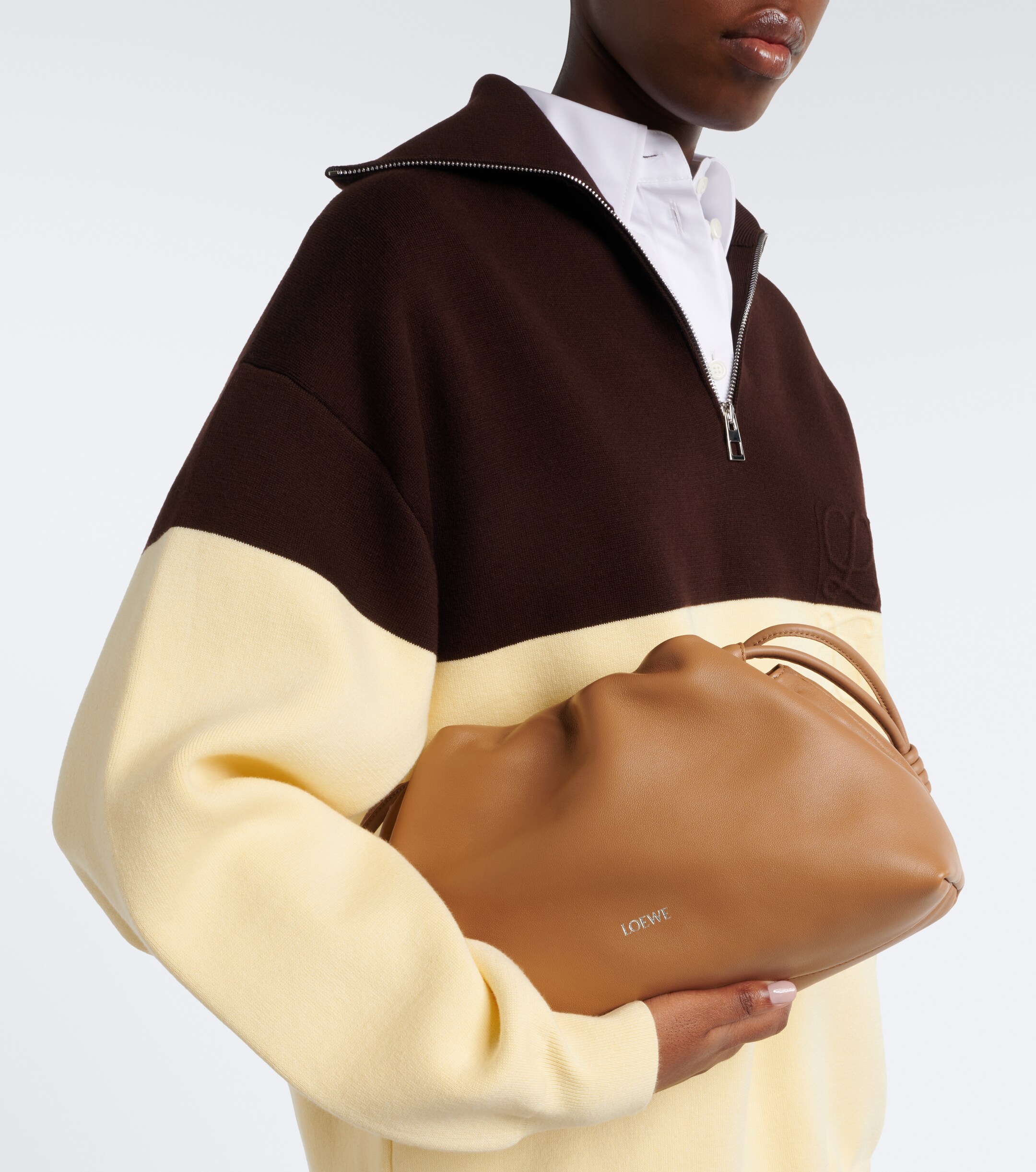 Loewe Flamenco Medium leather shoulder bag