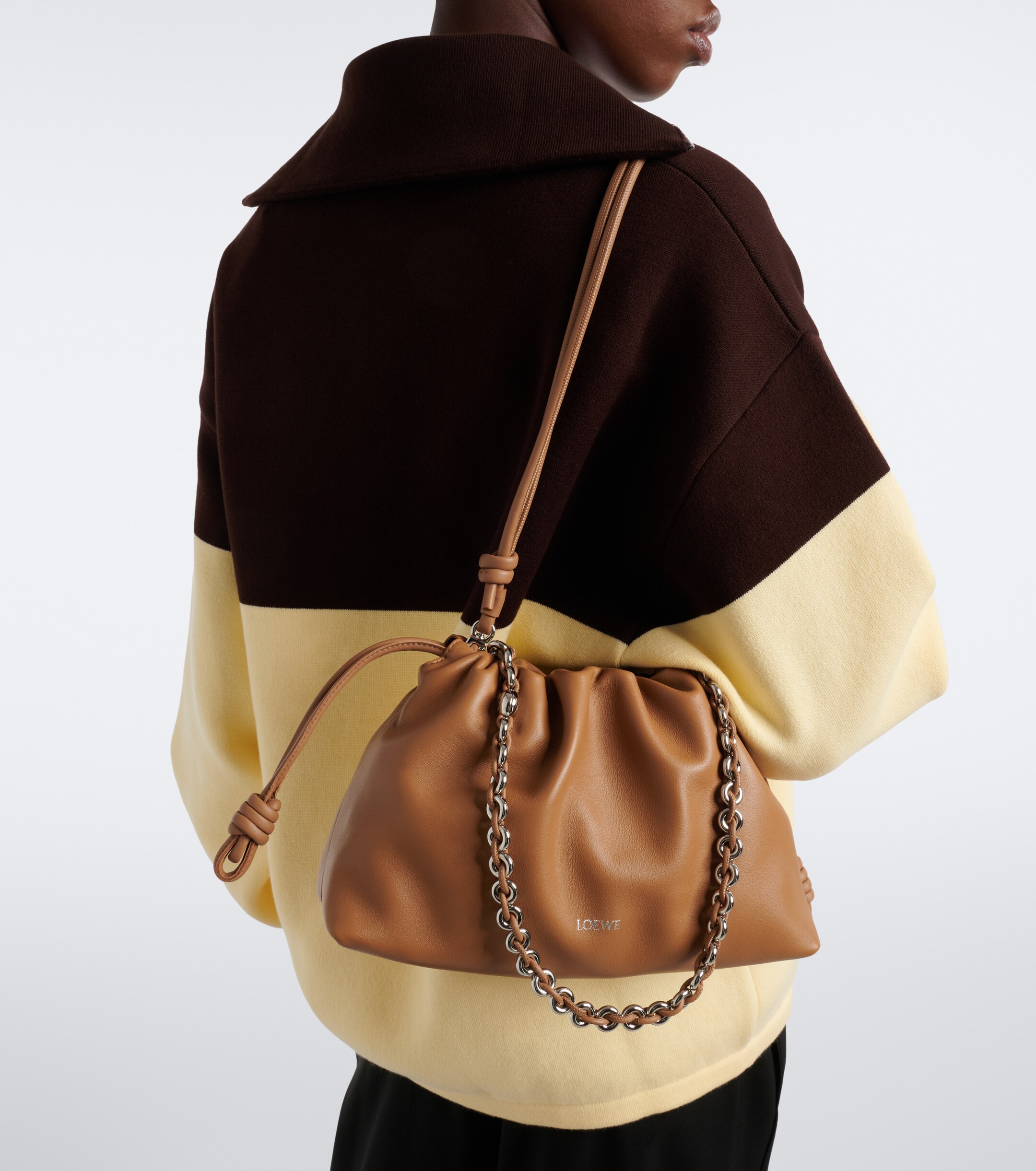 Loewe Flamenco Medium leather shoulder bag