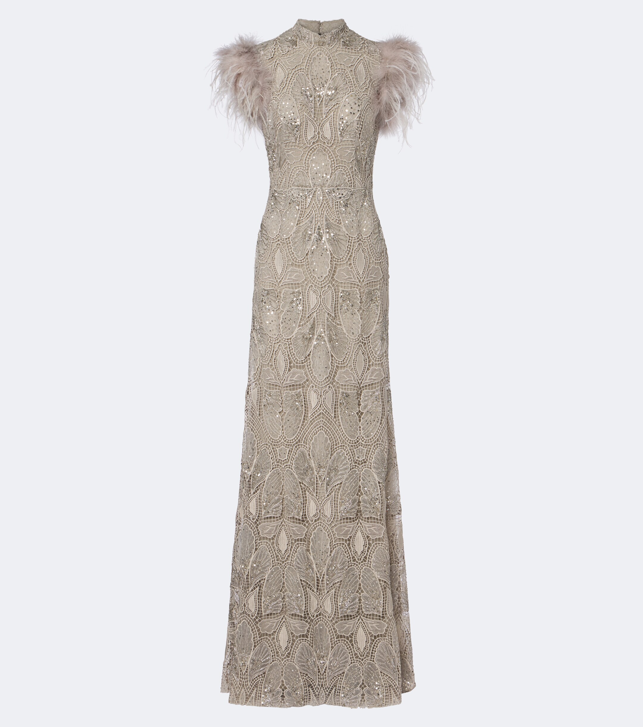 GEORGES HOBEIKA Georges Hobeika Embellished guipure lace gown