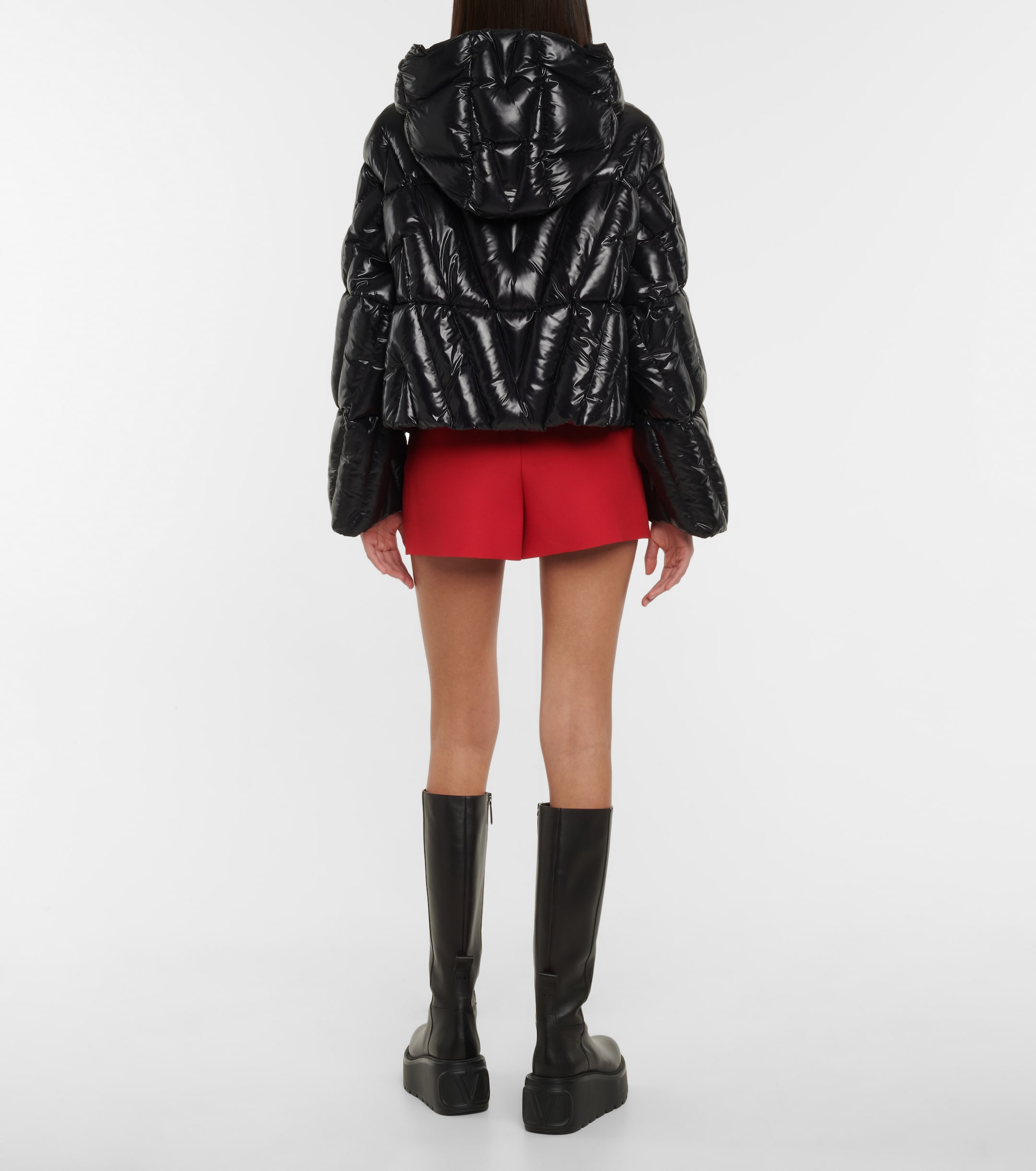 Valentino - Hooded puffer jacket | Plush