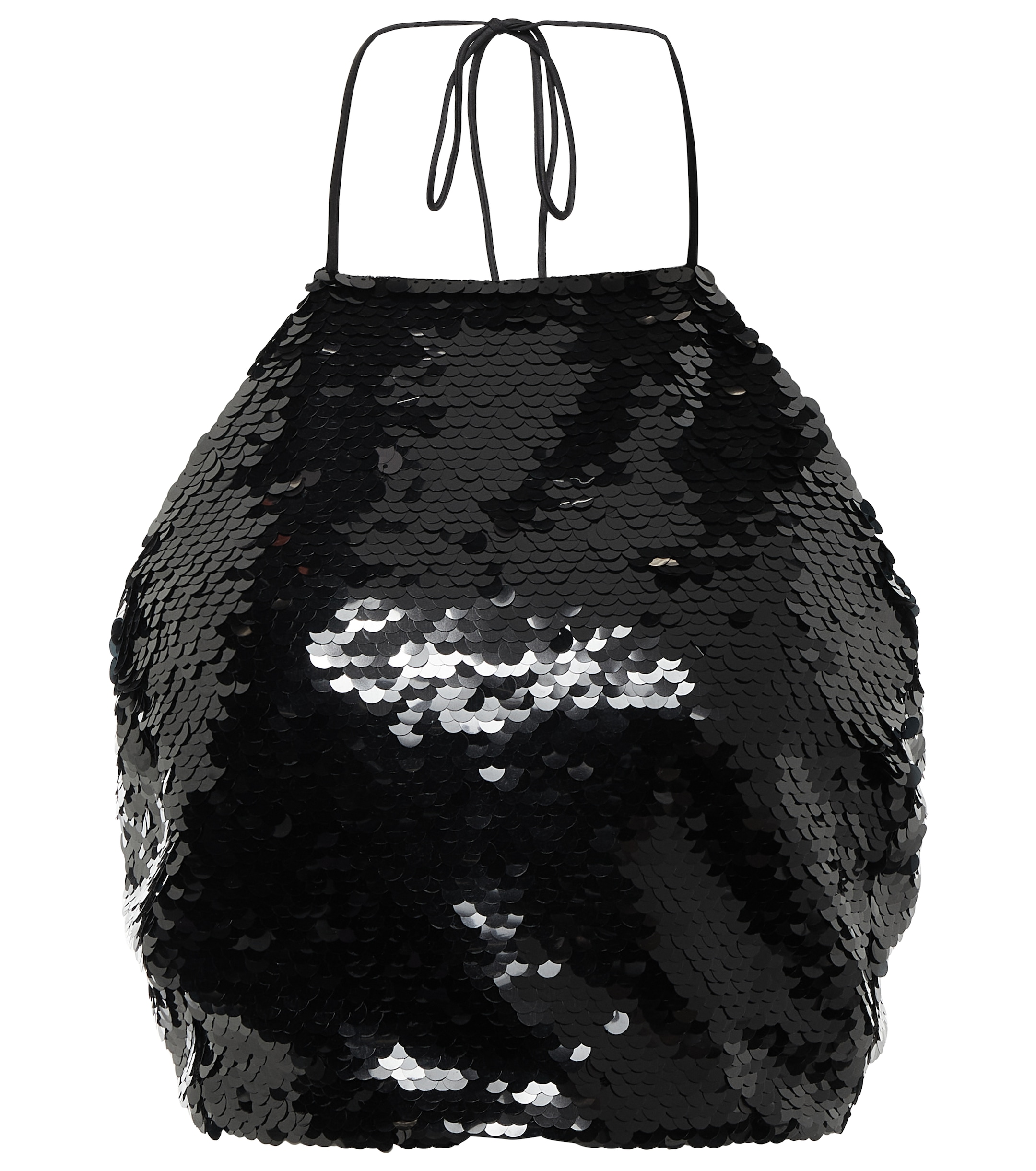 Magda Butrym Sequined halterneck crop top