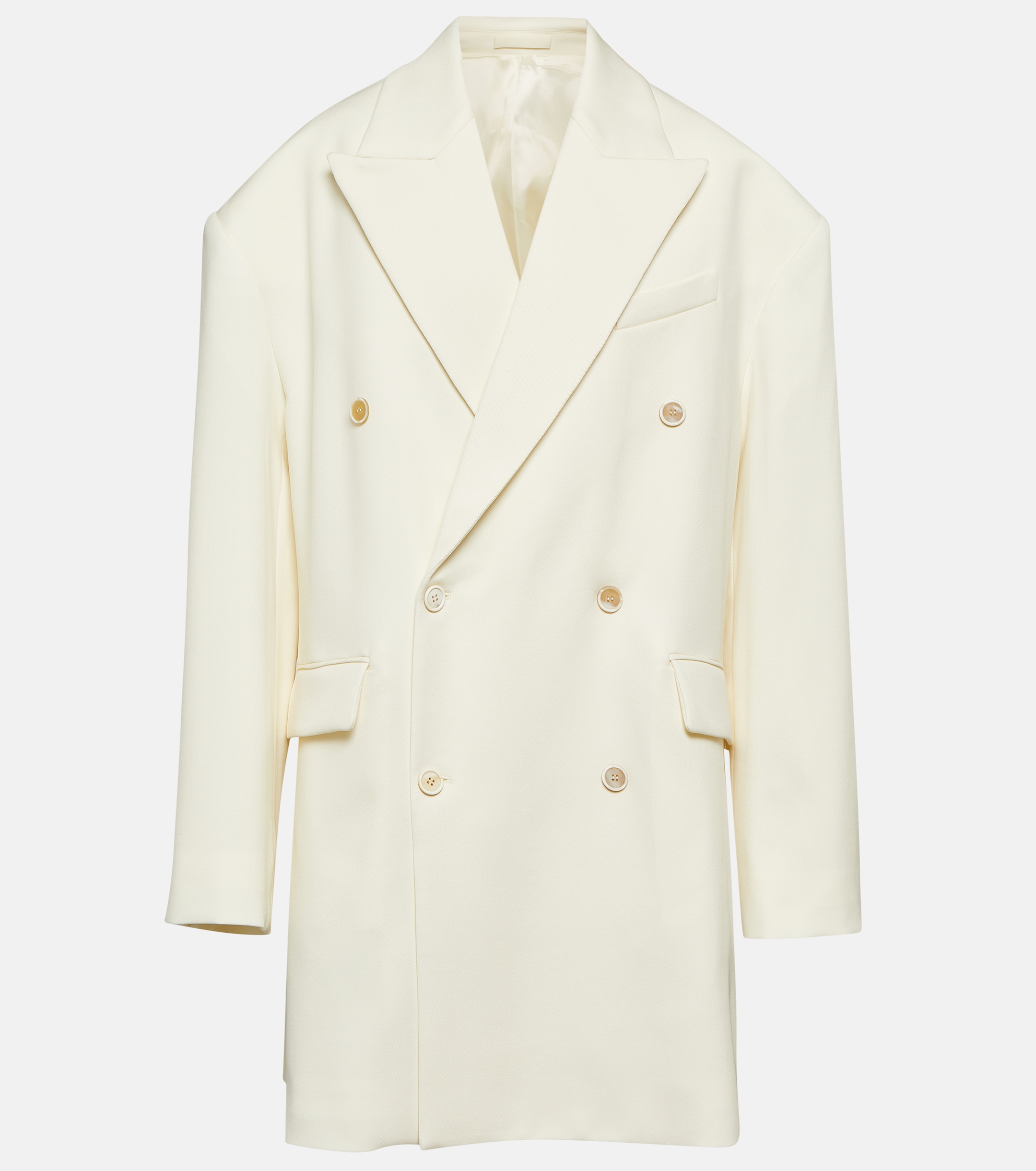Wardrobe.NYC Oversized double-breasted wool coat thumbnail