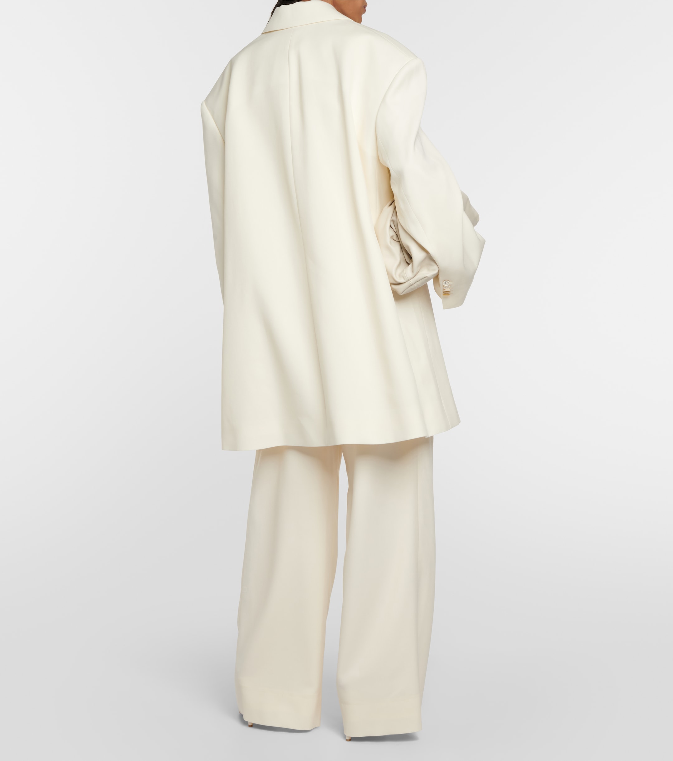 Wardrobe.NYC Oversized double-breasted wool coat thumbnail