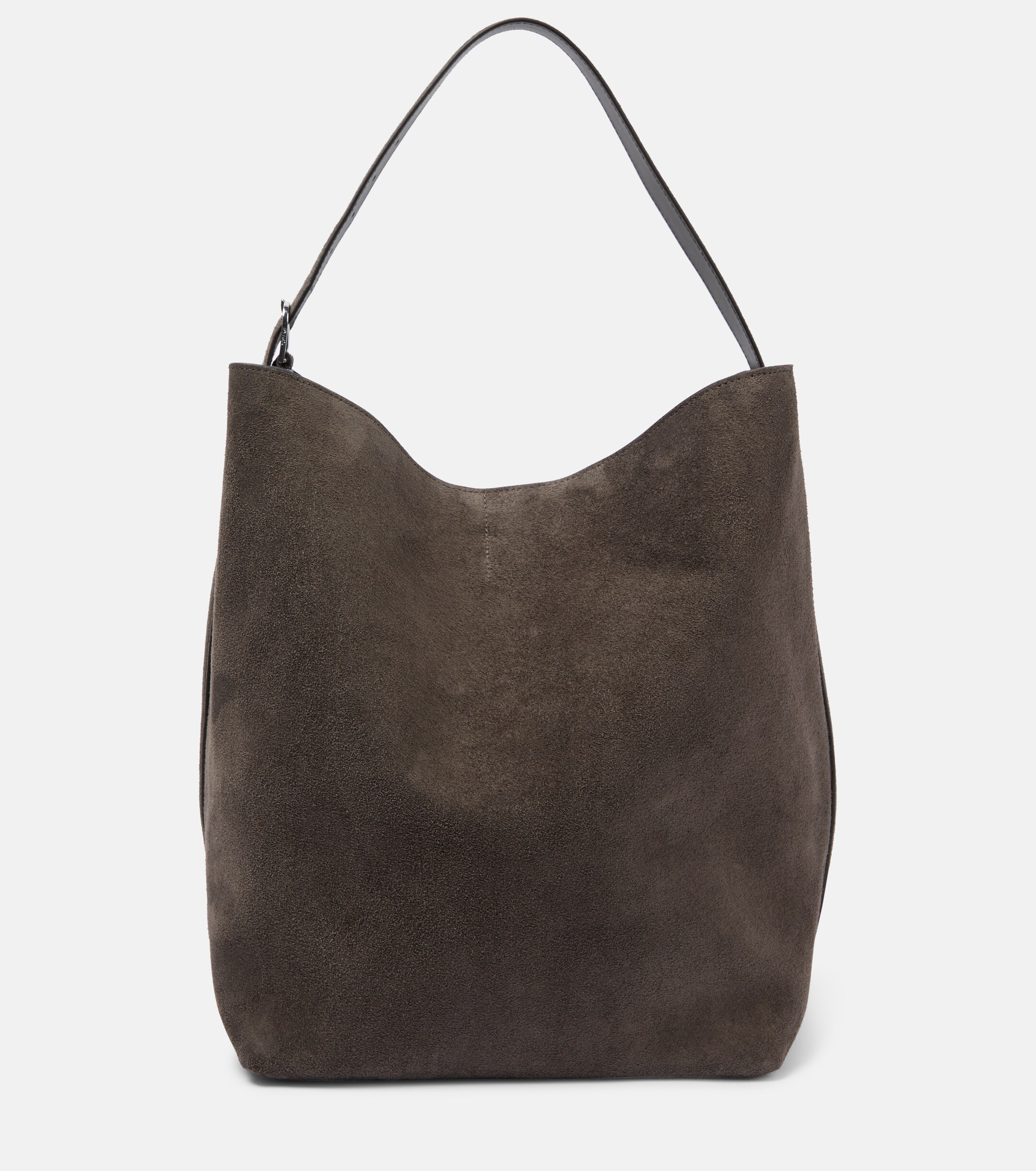 TOTEME Belted suede tote bag