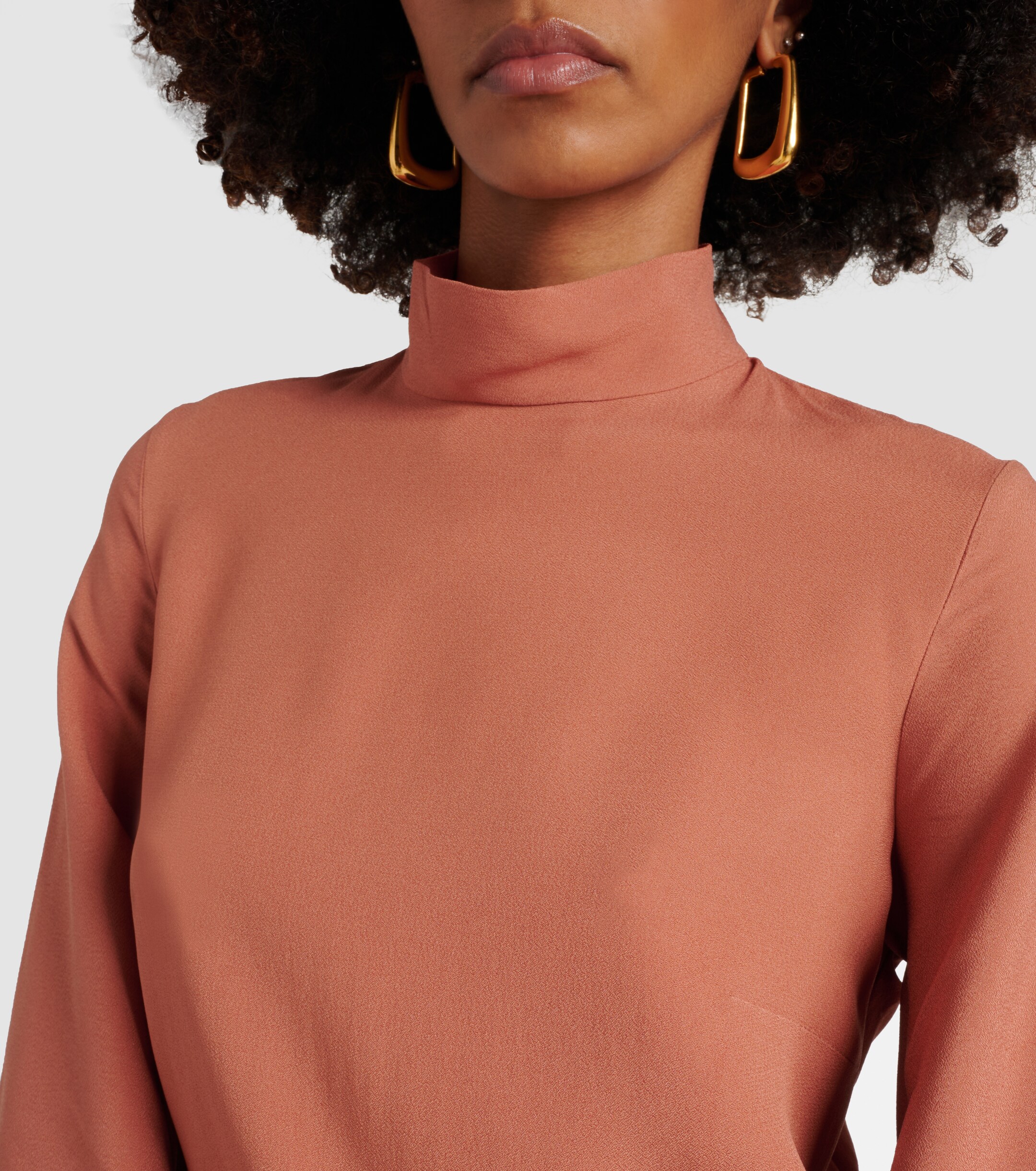 Taller Marmo Del Mar fringed crêpe midi dress