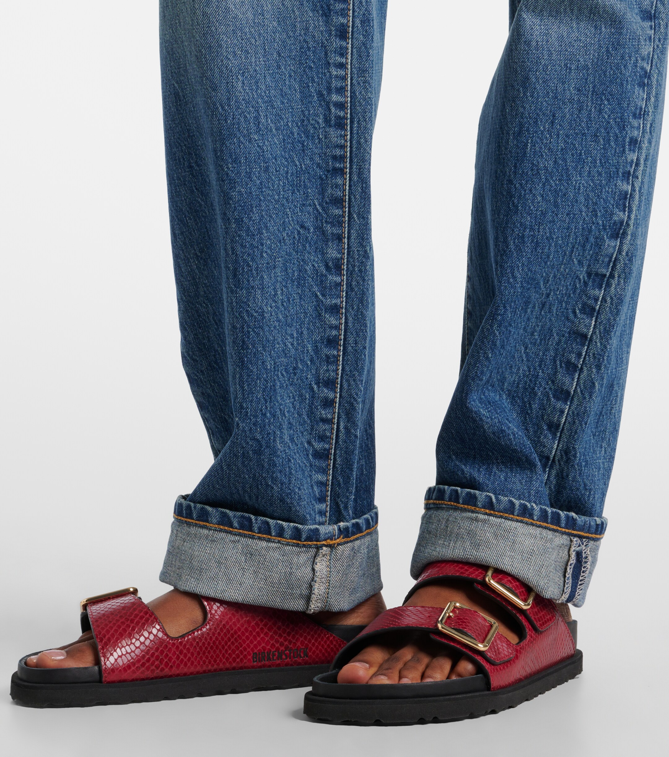 SLVRLAKE London Turn Up high-rise straight jeans thumbnail