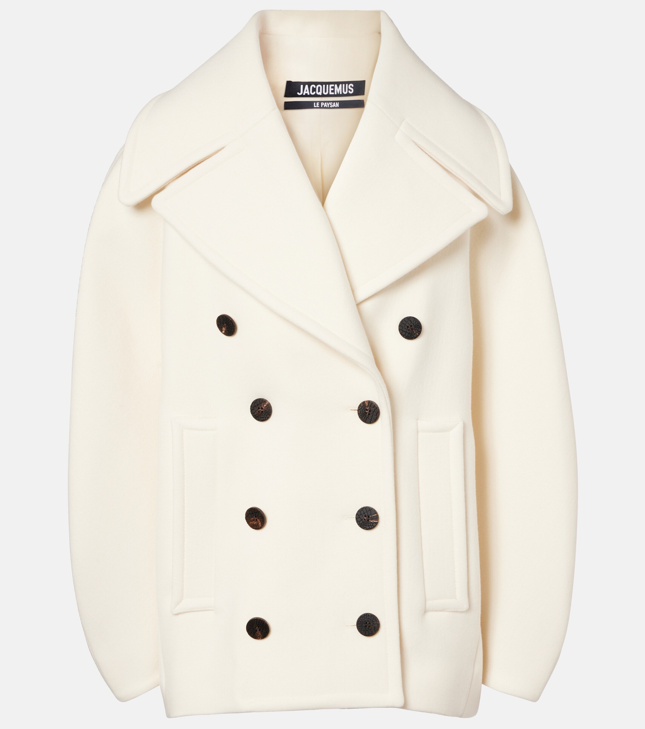 Jacquemus - Ovalo virgin wool peacoat | Plush