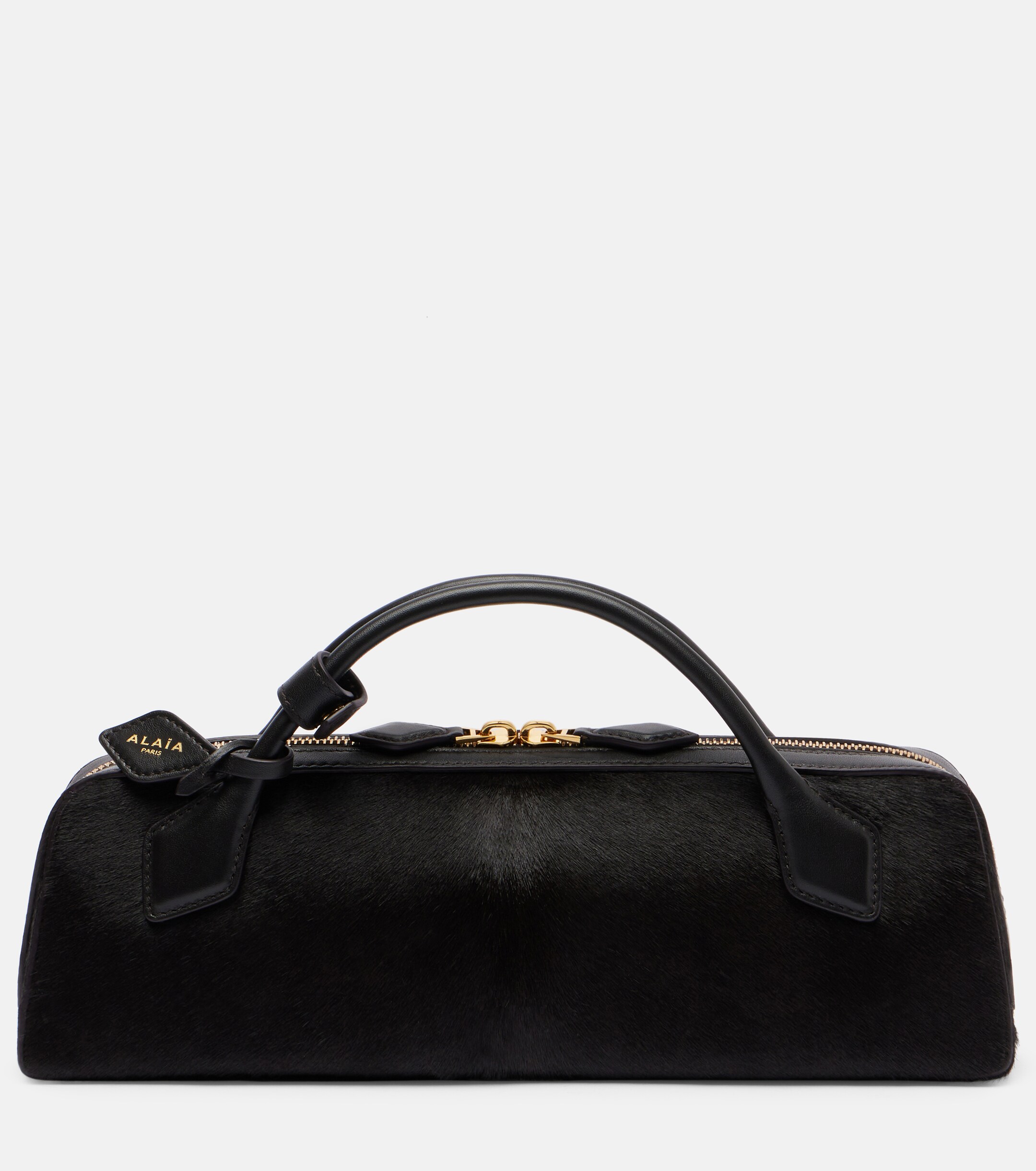 Alaïa Le Teckel Small calf hair clutch