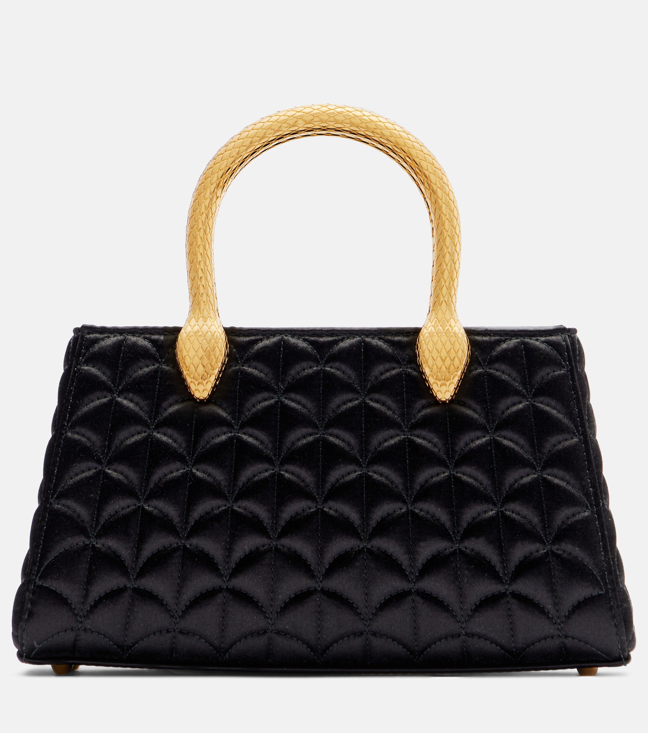 Bvlgari Serpentine Duette satin top-handle bag