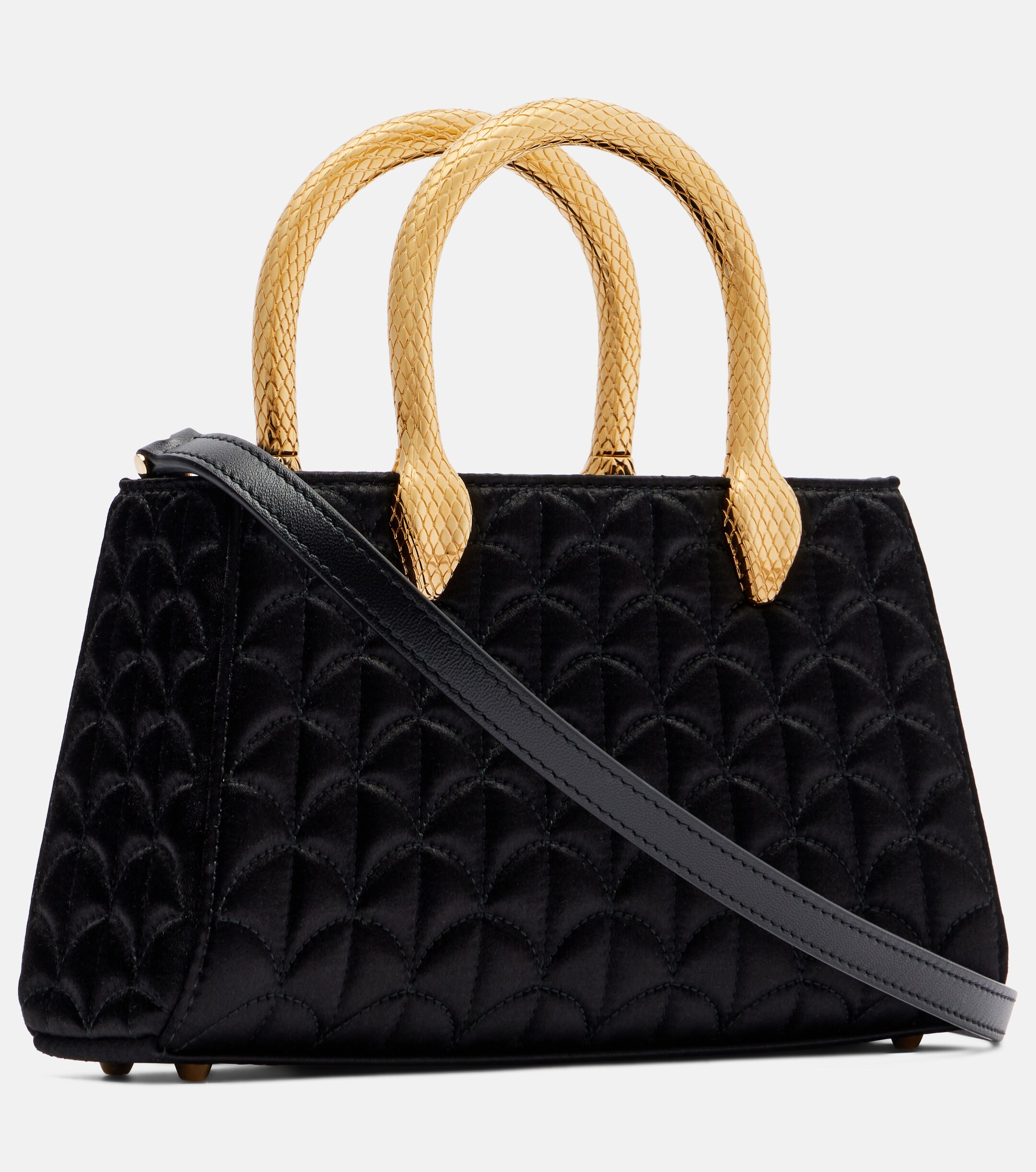 Bvlgari Serpentine Duette satin top-handle bag thumbnail