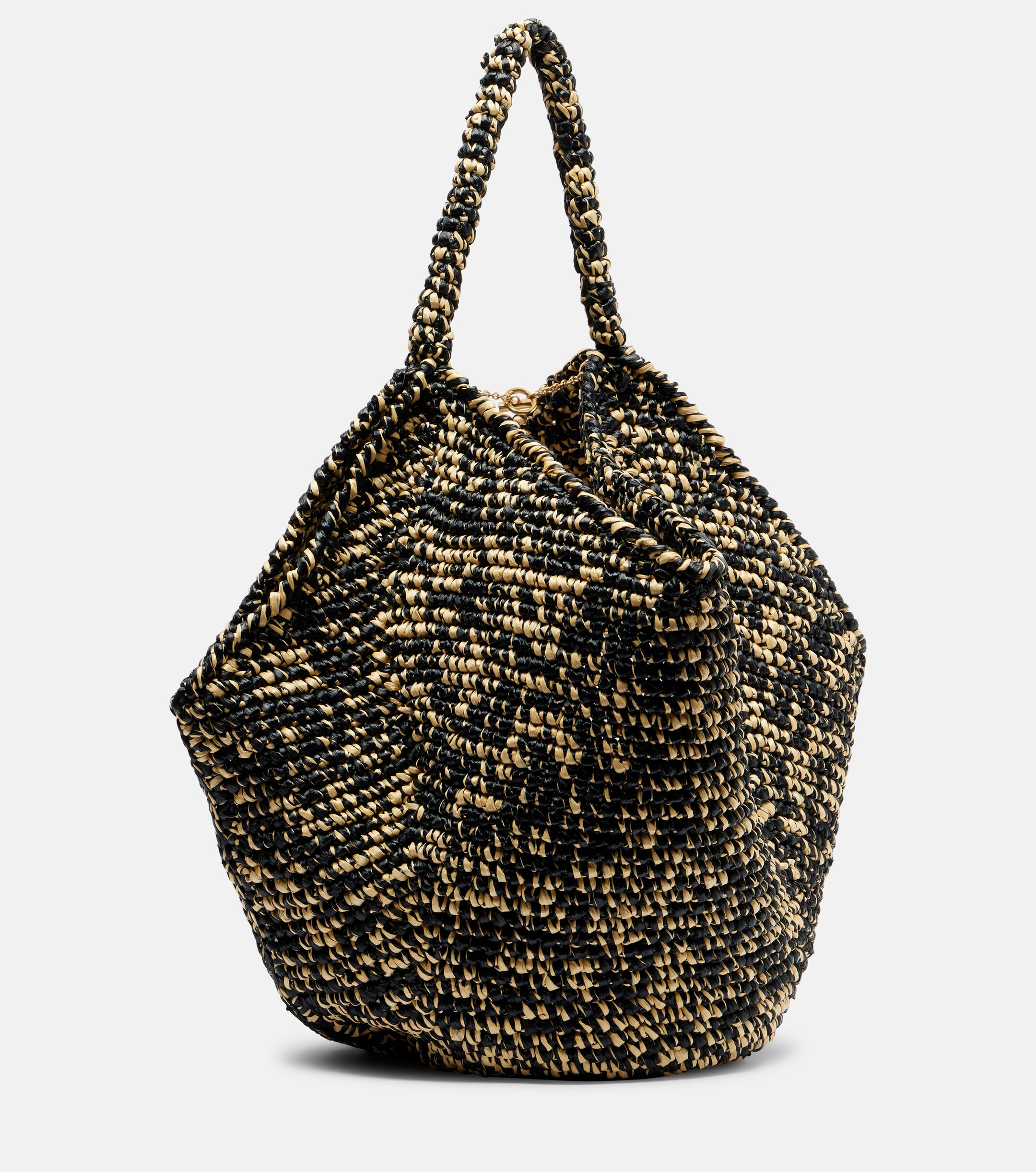 KHAITE Lotus Medium raffia tote bag