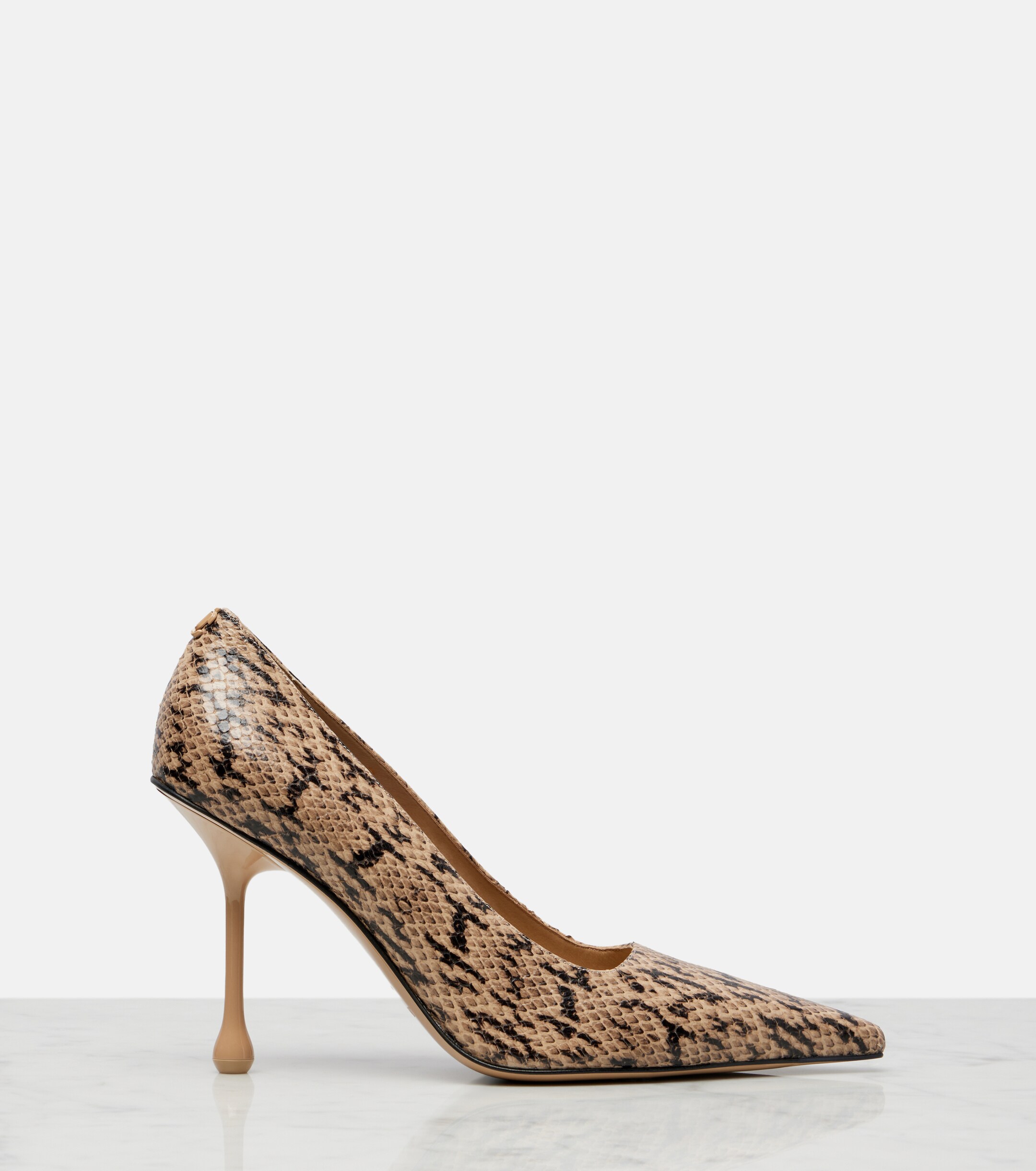 JIMMY CHOO Jimmy Choo Ixia snake-effect leather pumps