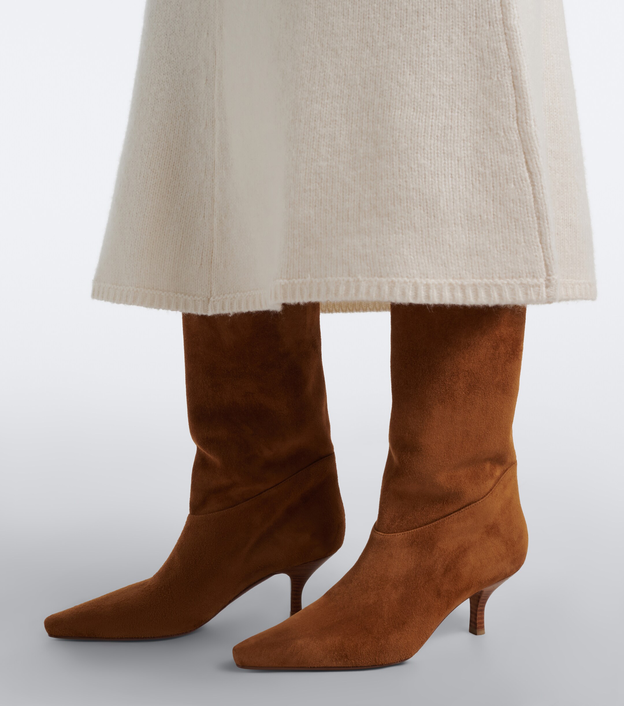 Paris Texas Paris Texas Rose suede knee-high boots