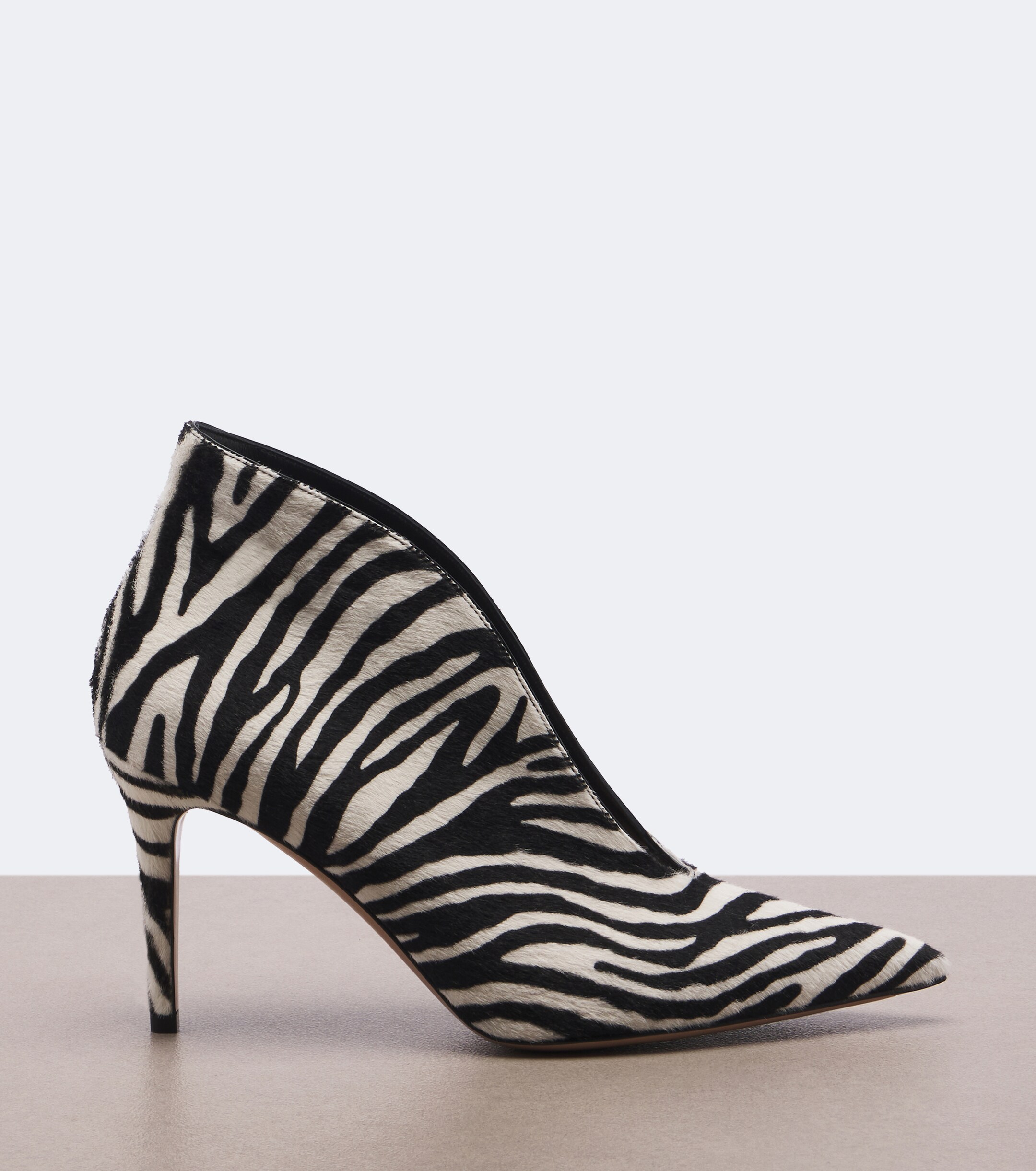 GIANVITO ROSSI Gianvito Rossi Vania zebra-print calf hair pumps