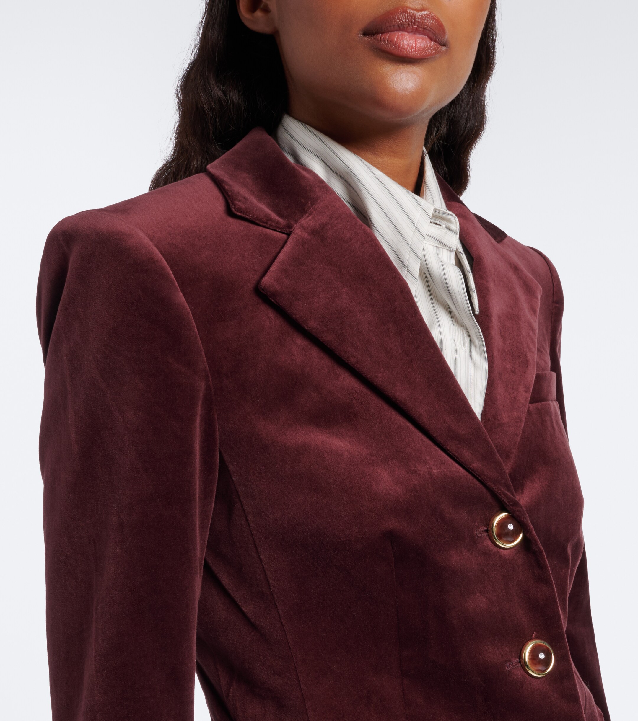 Veronica Beard Veronica Beard Raelynn cotton-blend velvet blazer