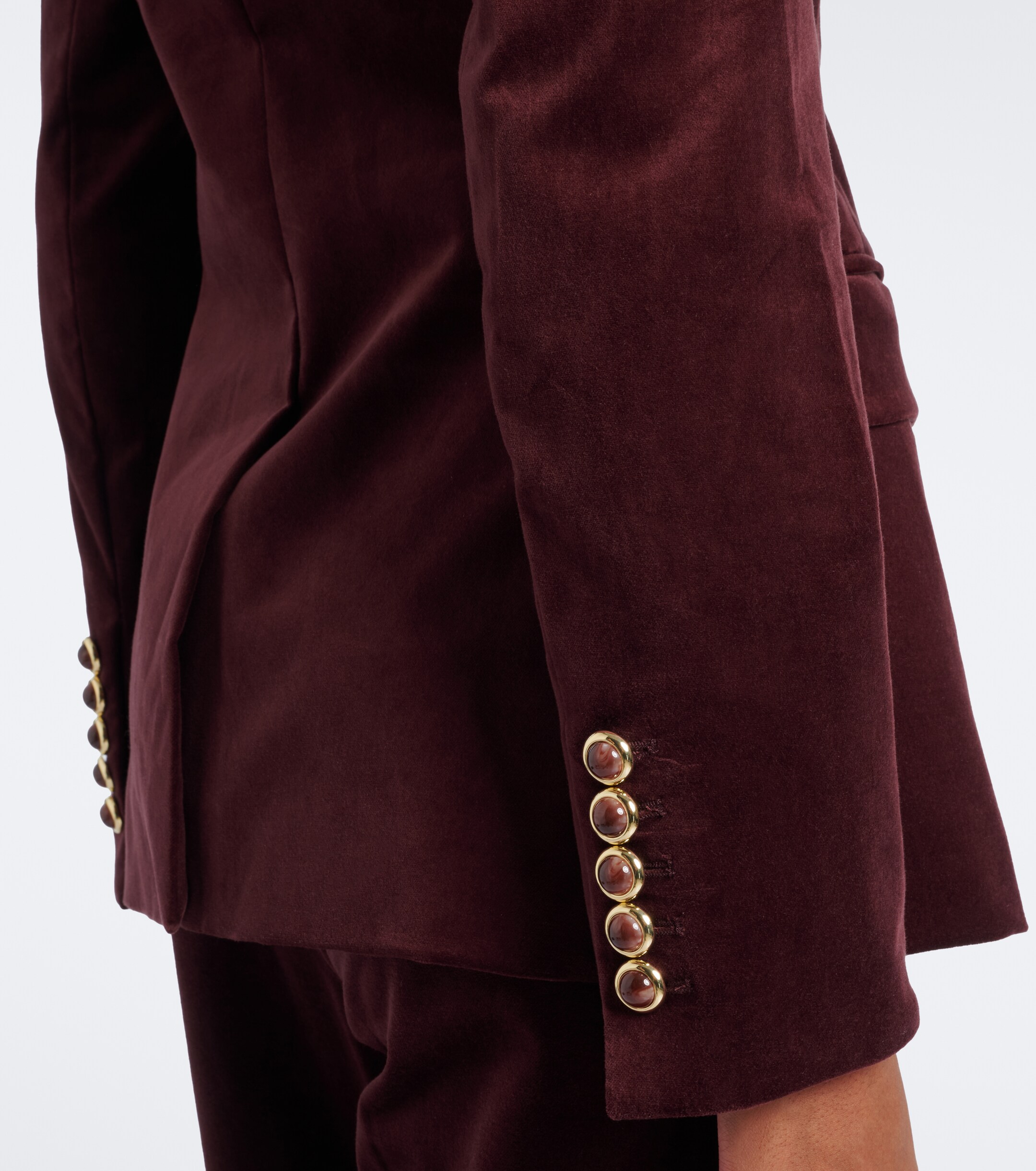 Veronica Beard Veronica Beard Raelynn cotton-blend velvet blazer