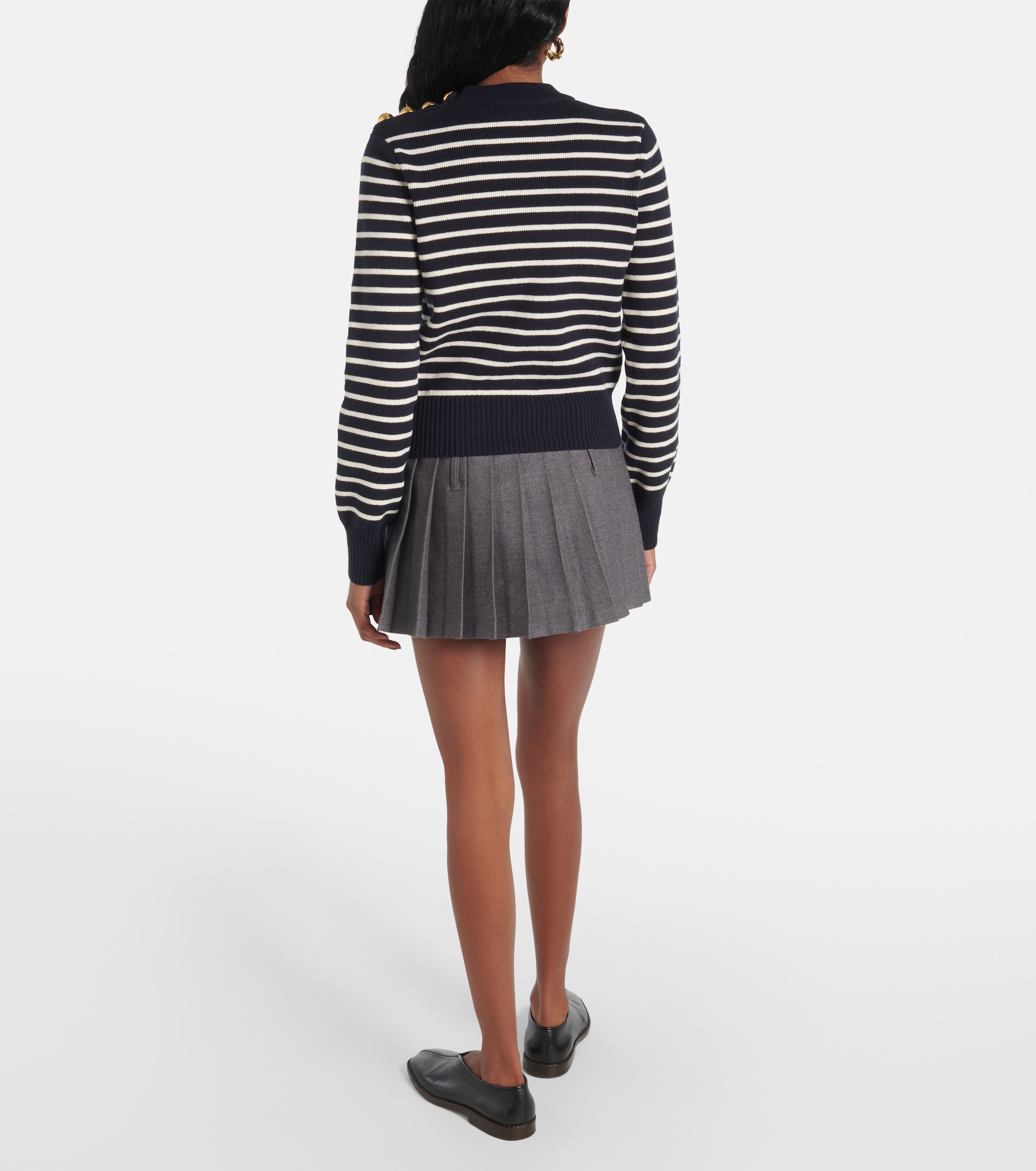 Ami Paris Sailor cotton and wool sweater