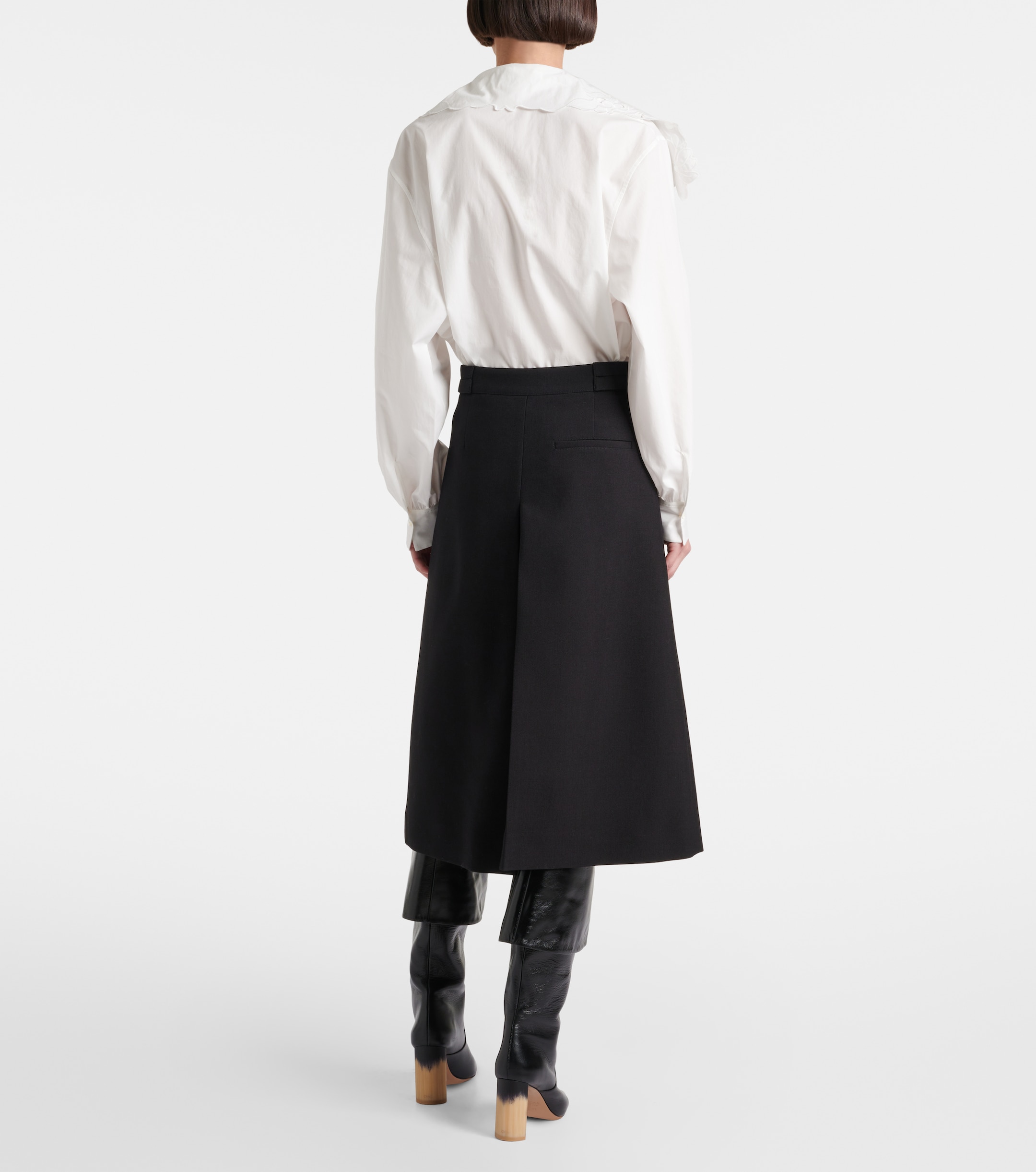 Chloé Wool crêpe culottes thumbnail