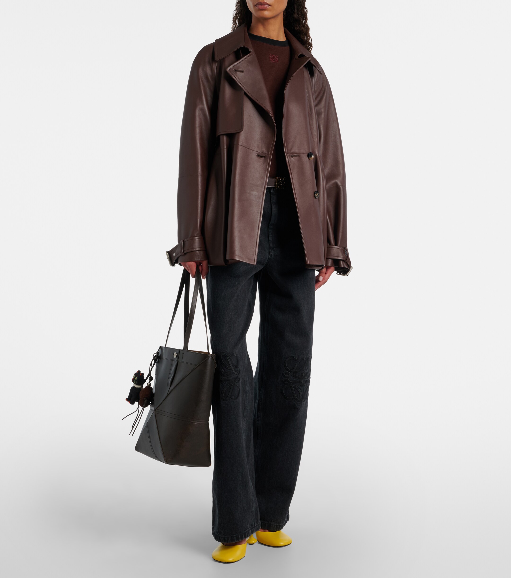 Loewe Puzzle Fold Medium leather tote bag