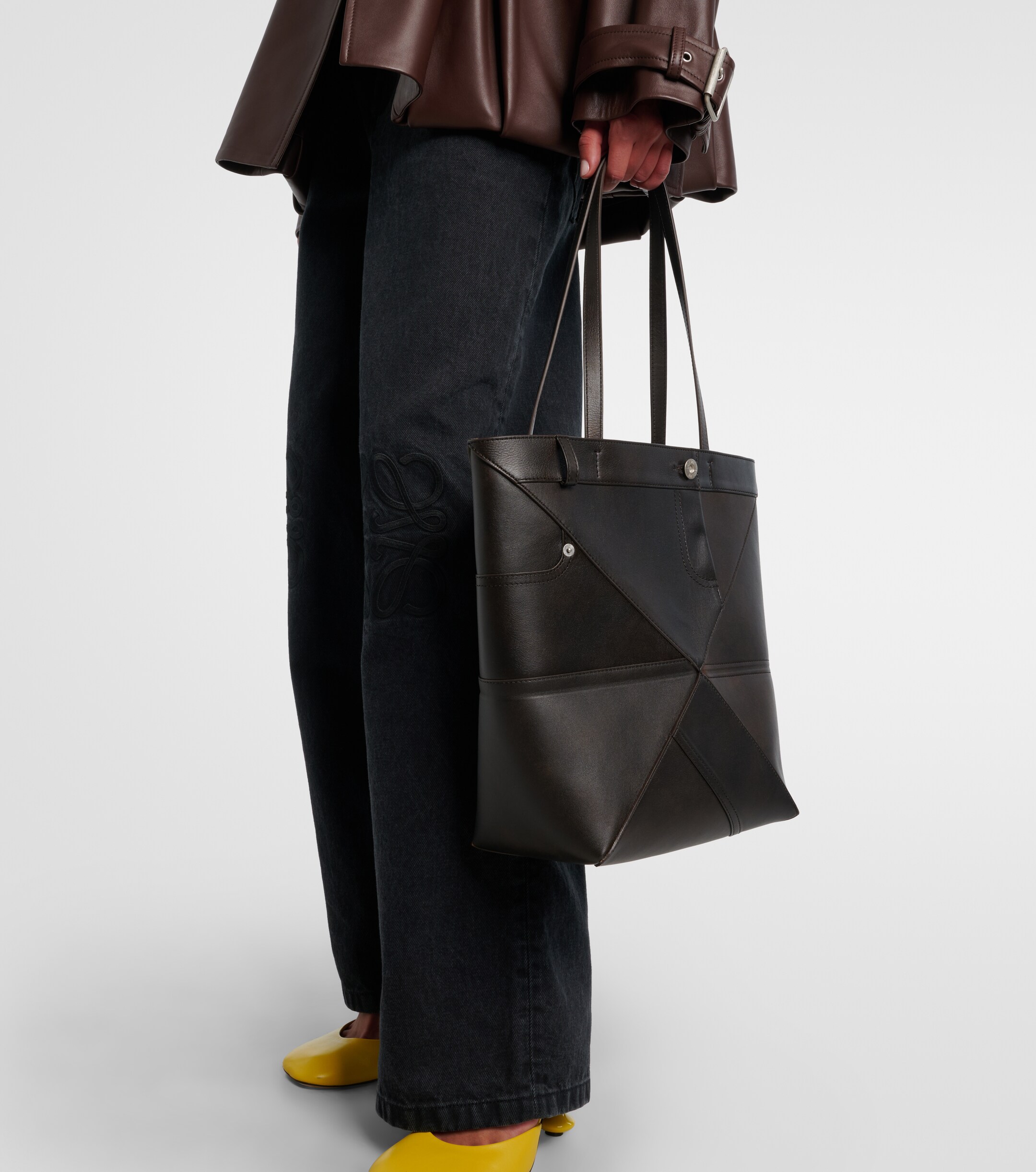 Loewe Puzzle Fold Medium leather tote bag